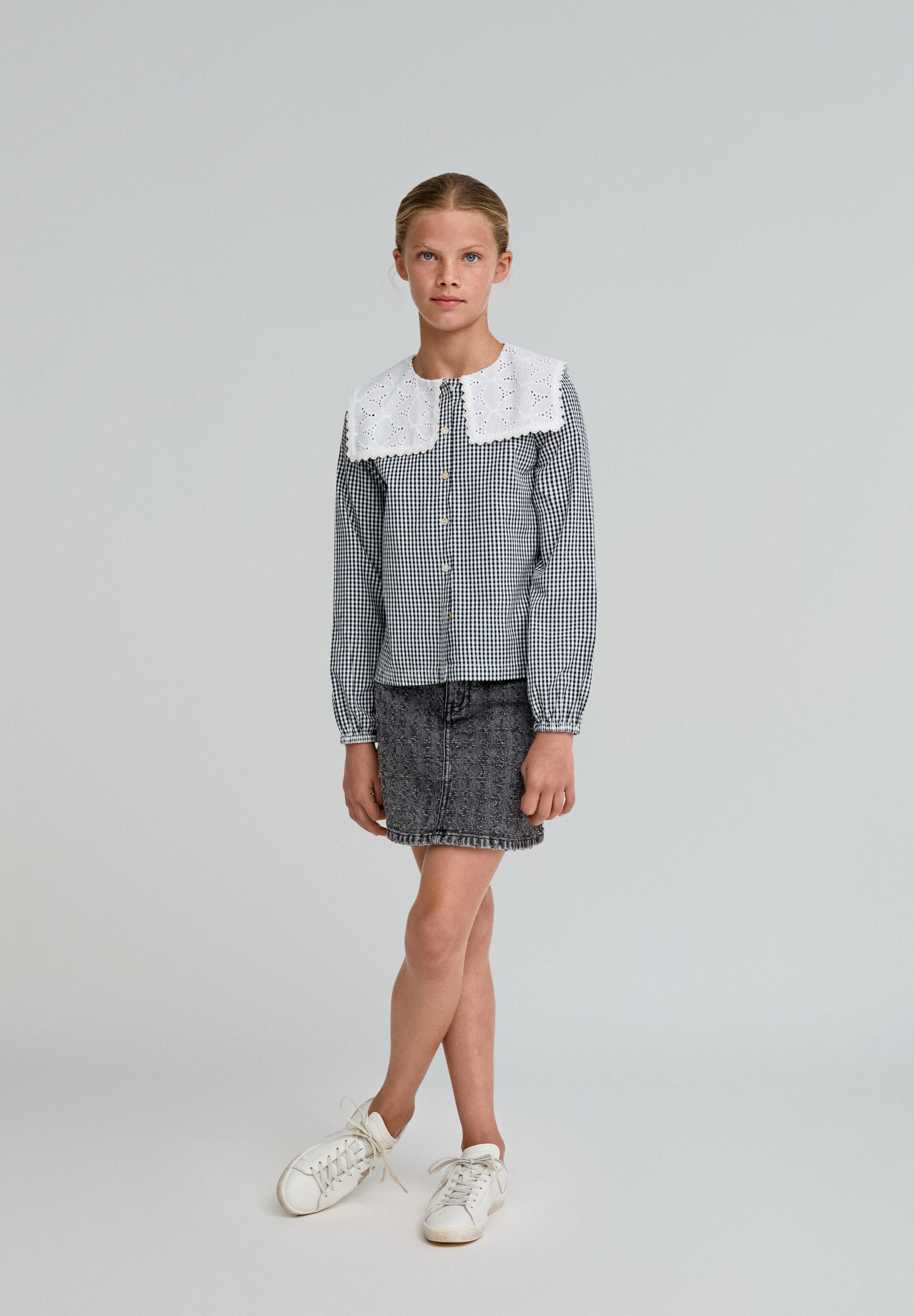 VICHY BLOUSE GIRLS