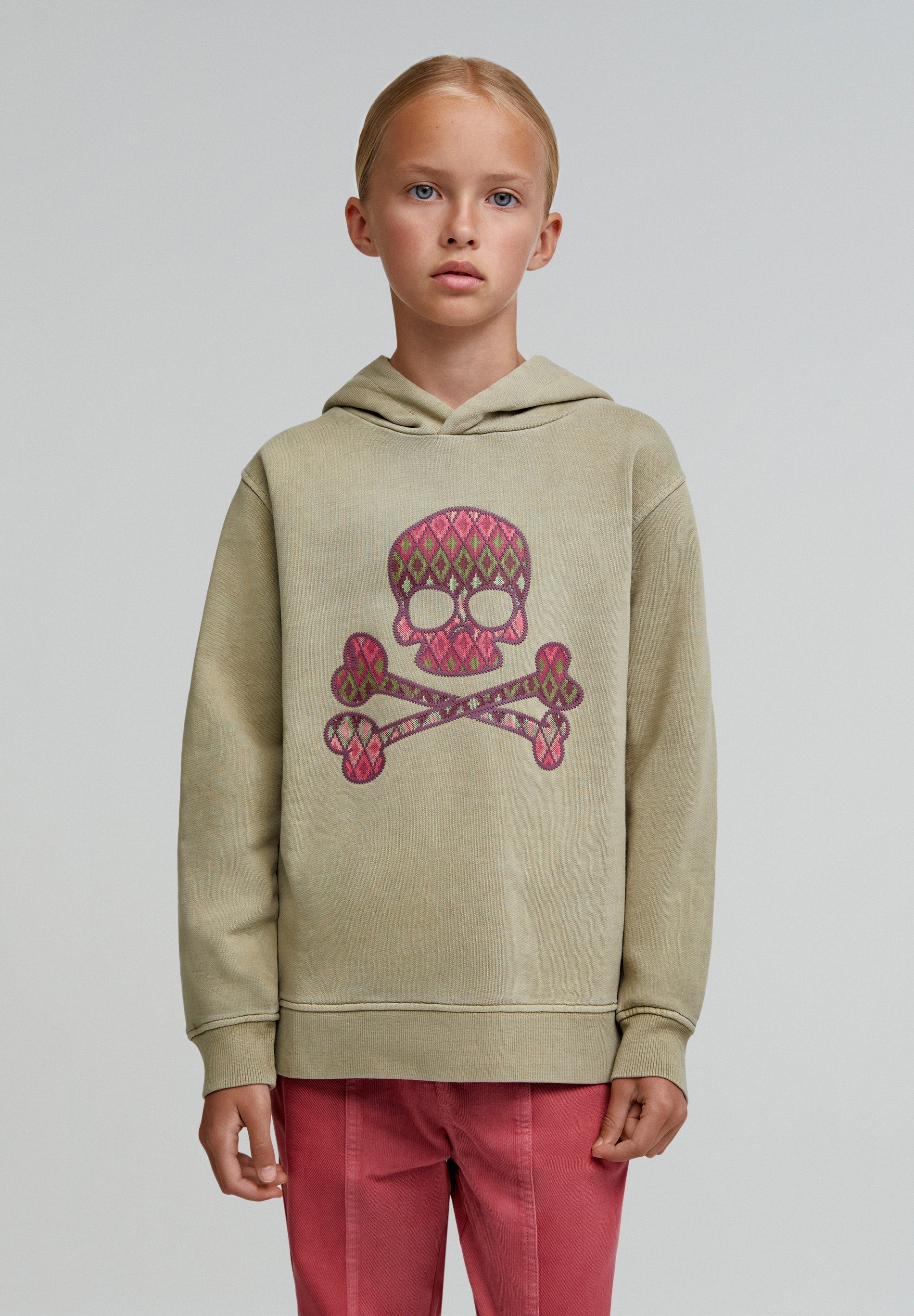 KILIM SKULL HOODIE GIRLS