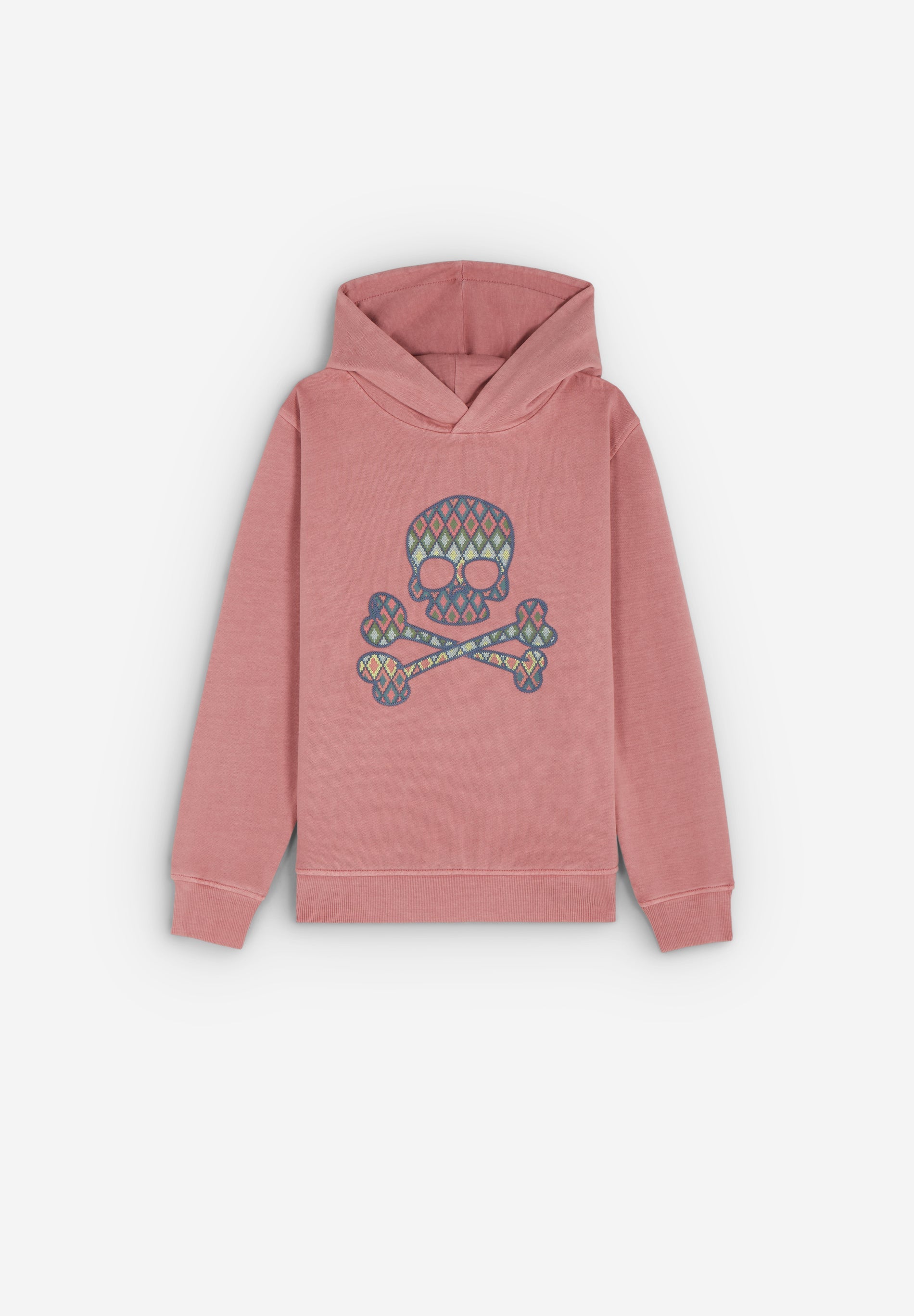 Sweat à capuche KILIM SKULL pour filles