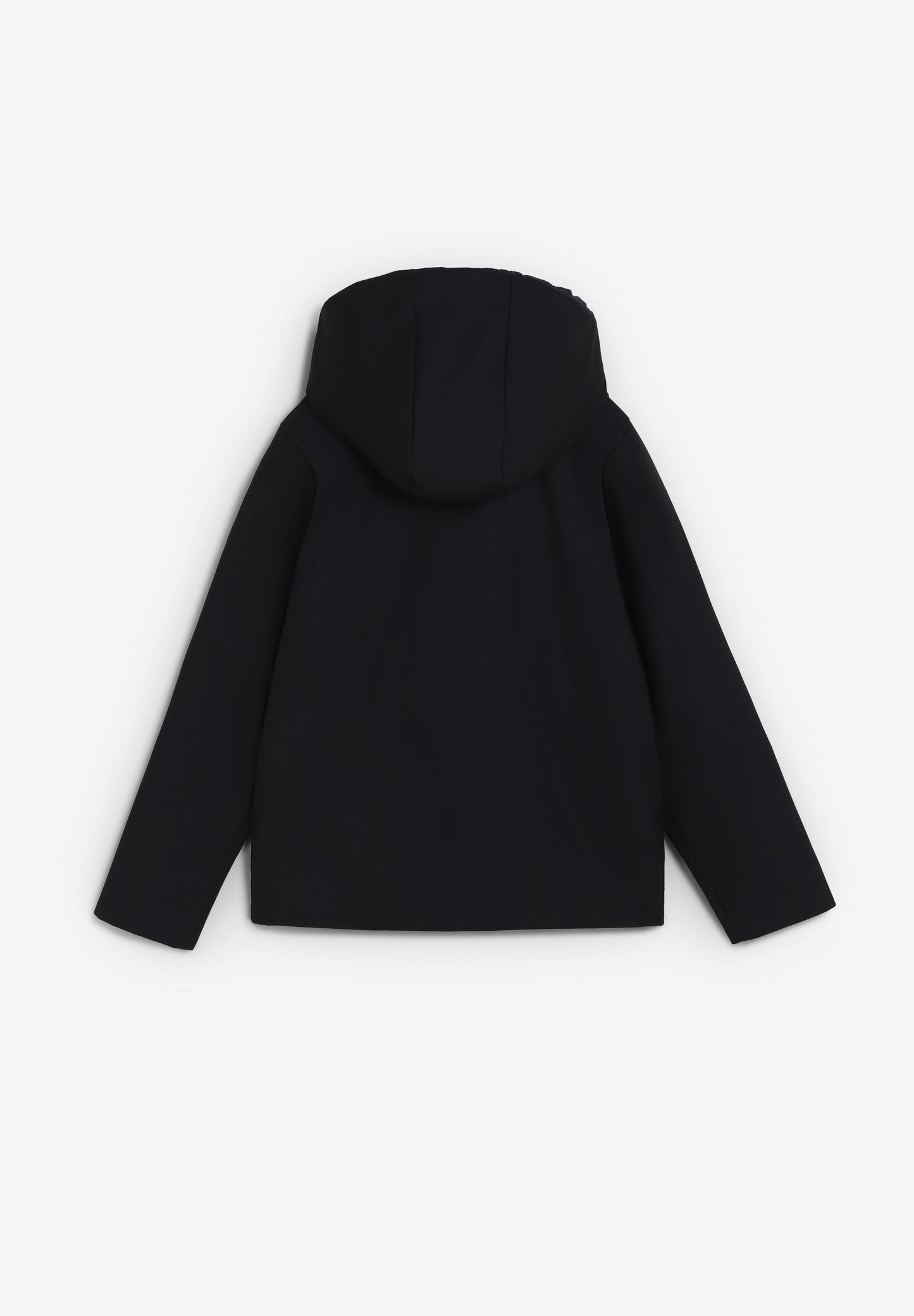 JACKET WITH DETACHABLE HOOD AND LOGO