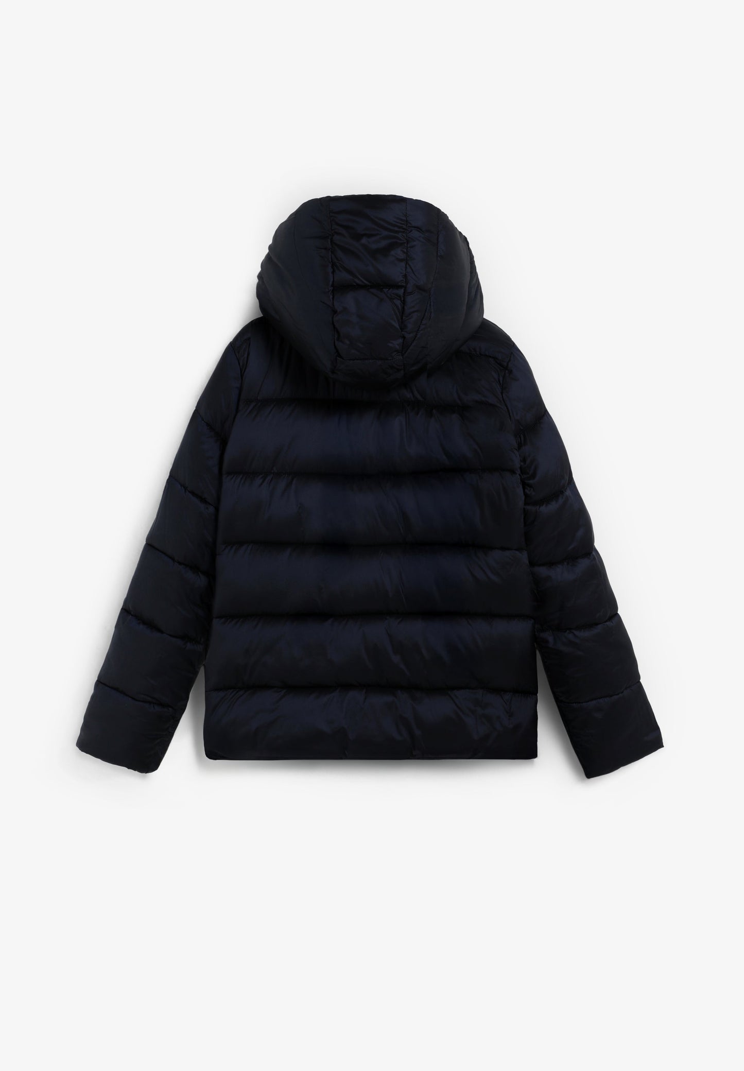 JACKET WITH DETACHABLE HOOD AND LOGO