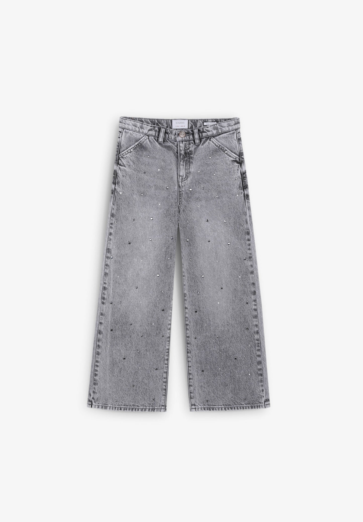 STUDDED CULOTTE JEANS