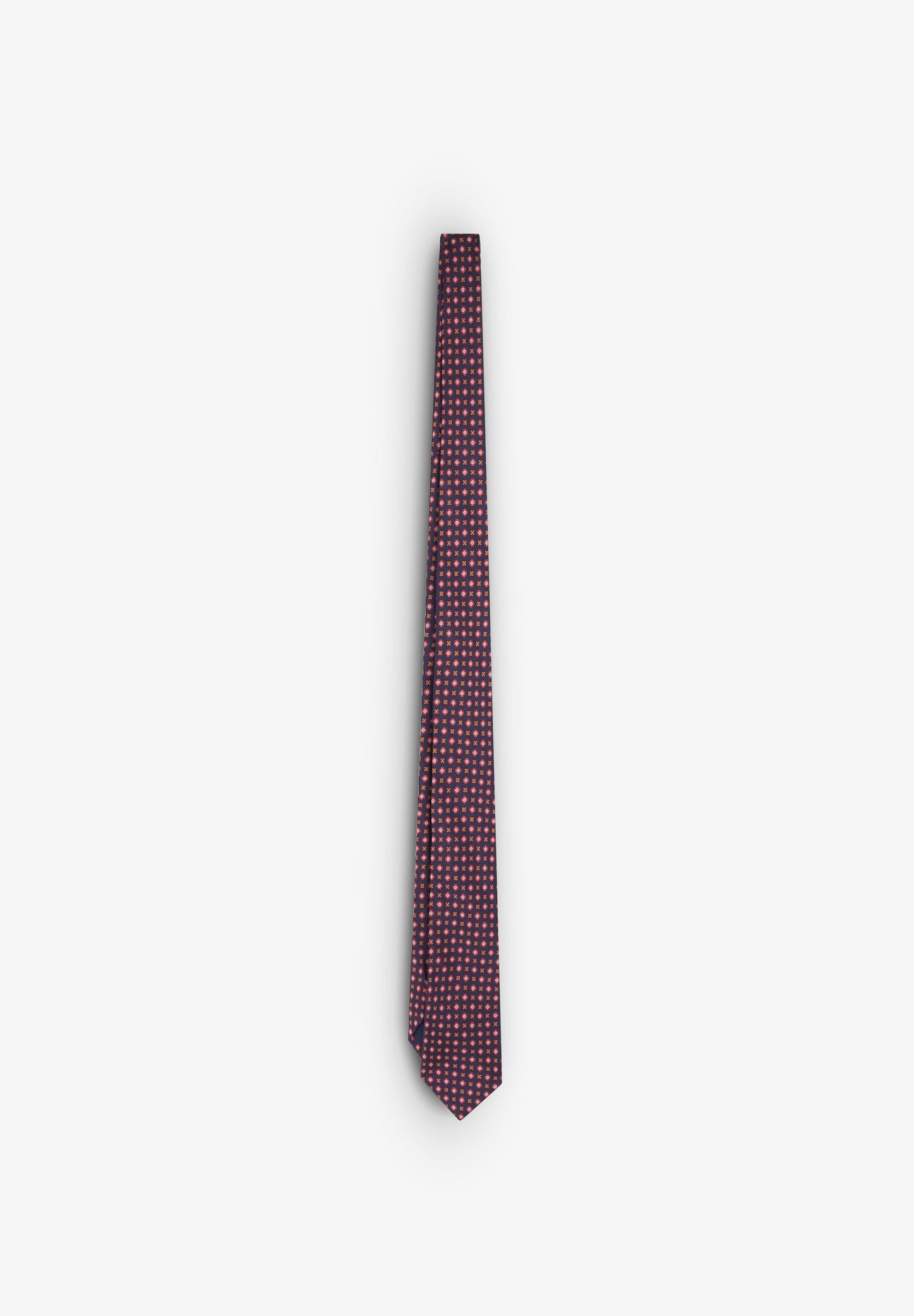 TIE WITH CONTRAST MOTIFS