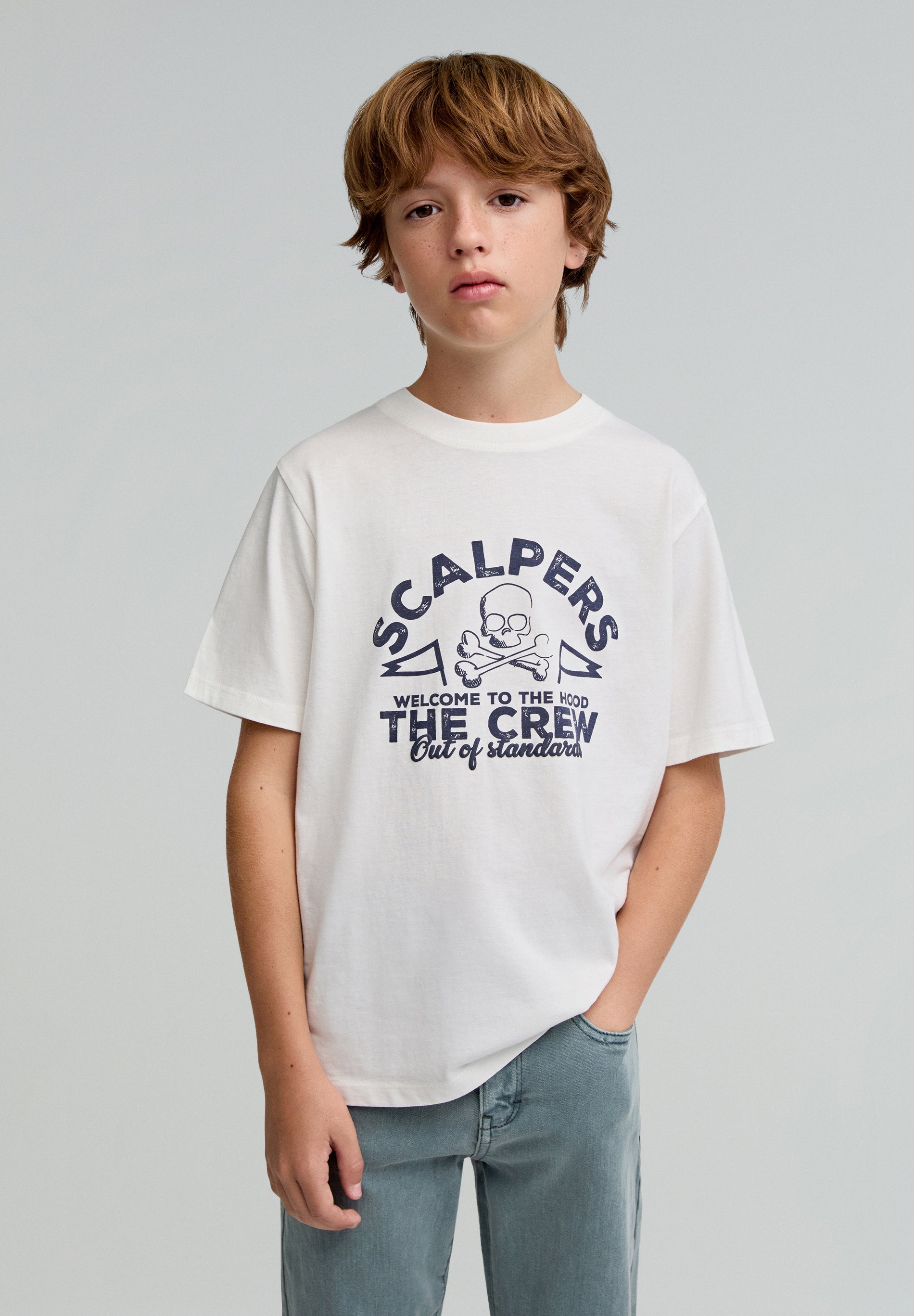 T-SHIRT LOGO SCALPERS CREW