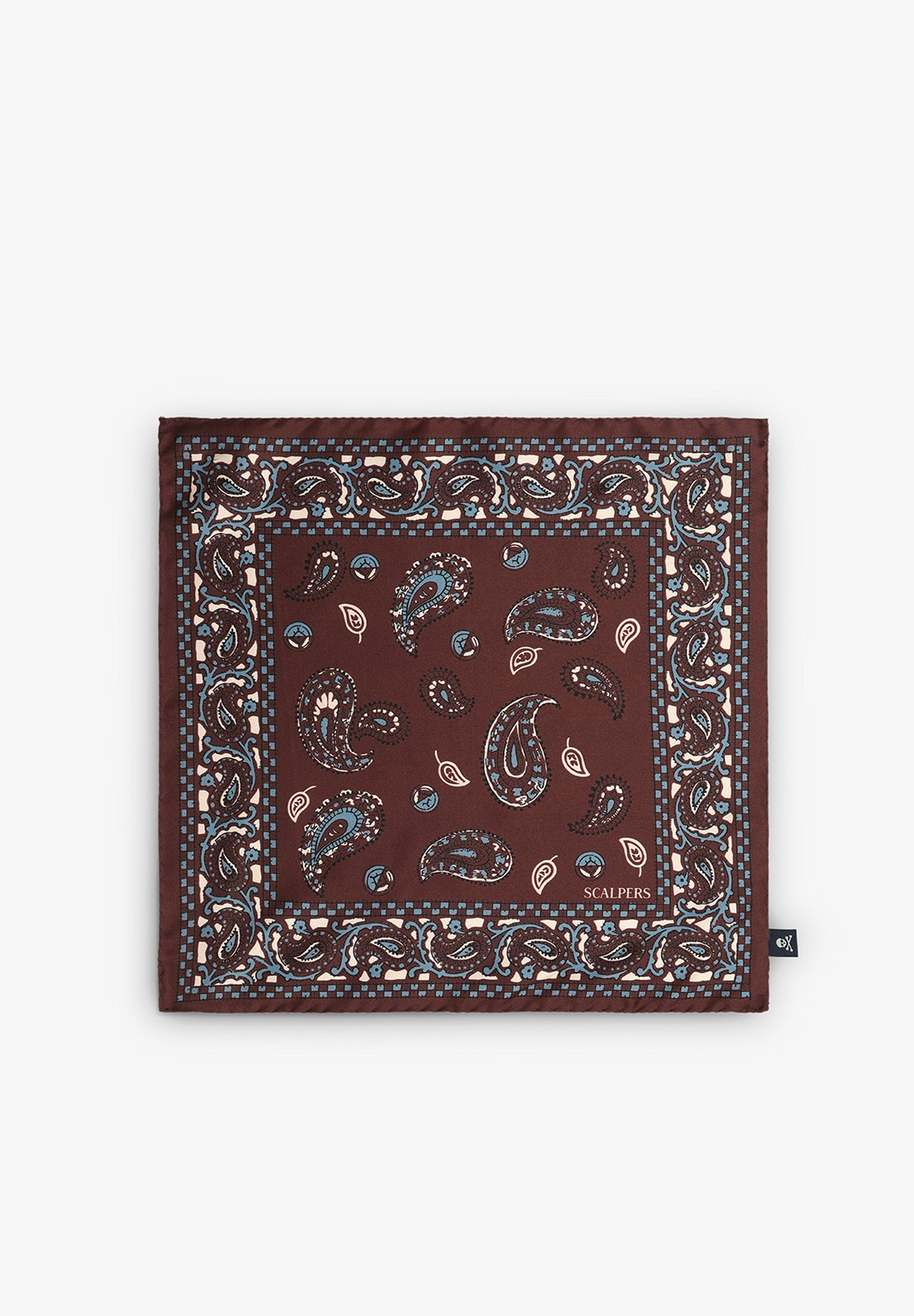 SILK PAISLEY POCKET SQUARE