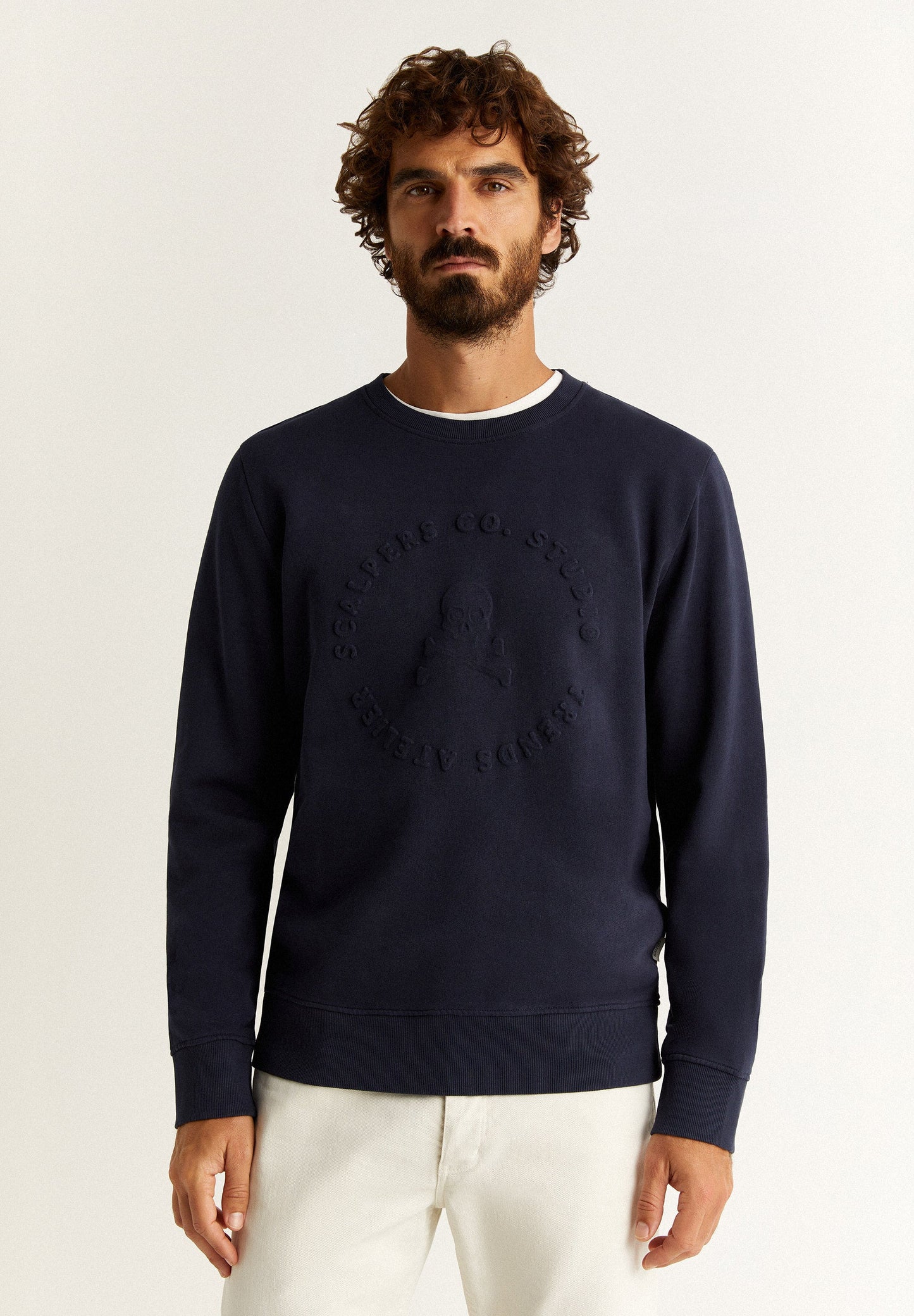 SWEATSHIRT WITH RELIEF LOGO