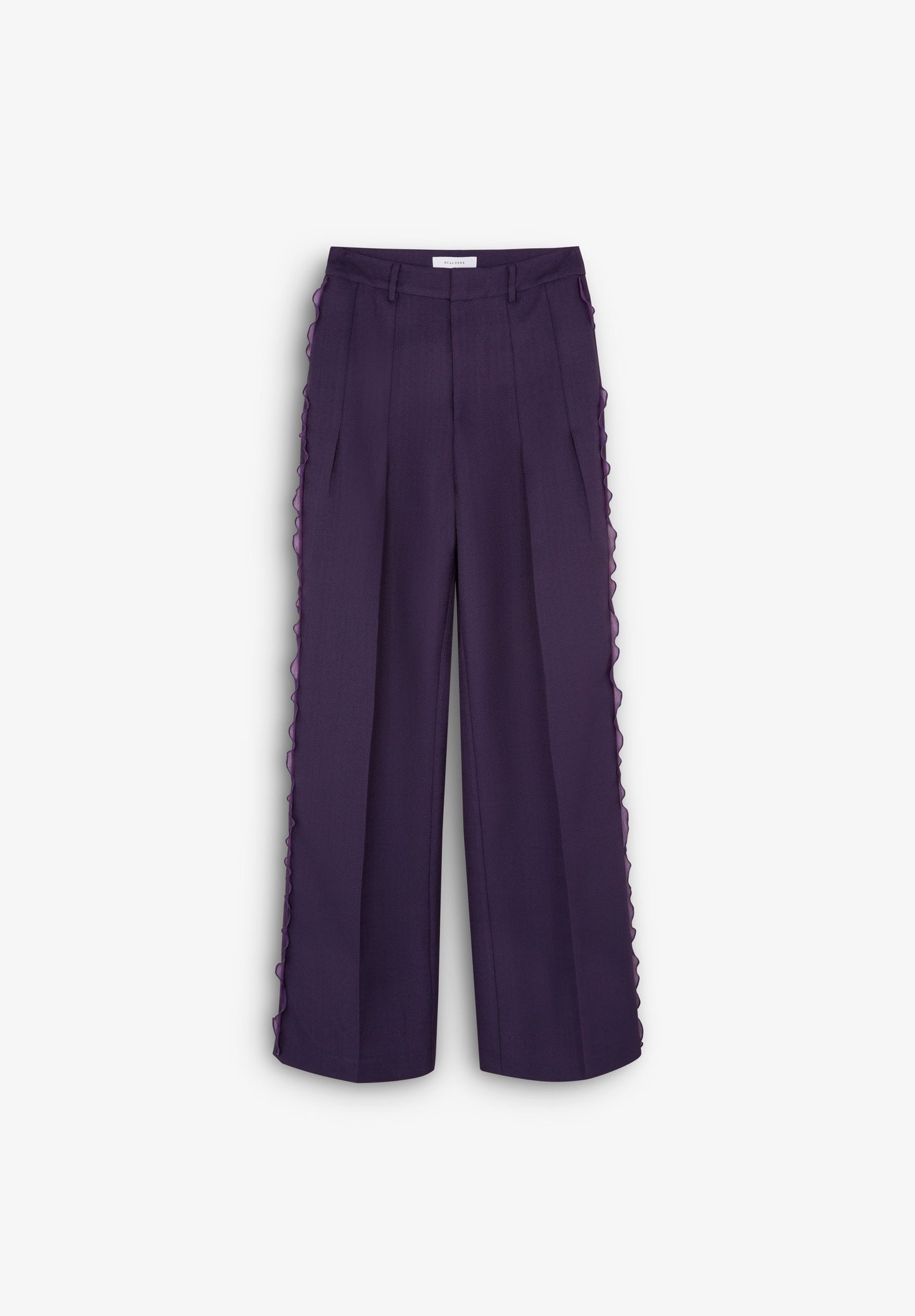 FULL LENGTH TROUSERS WITH ORGANZA DETAIL