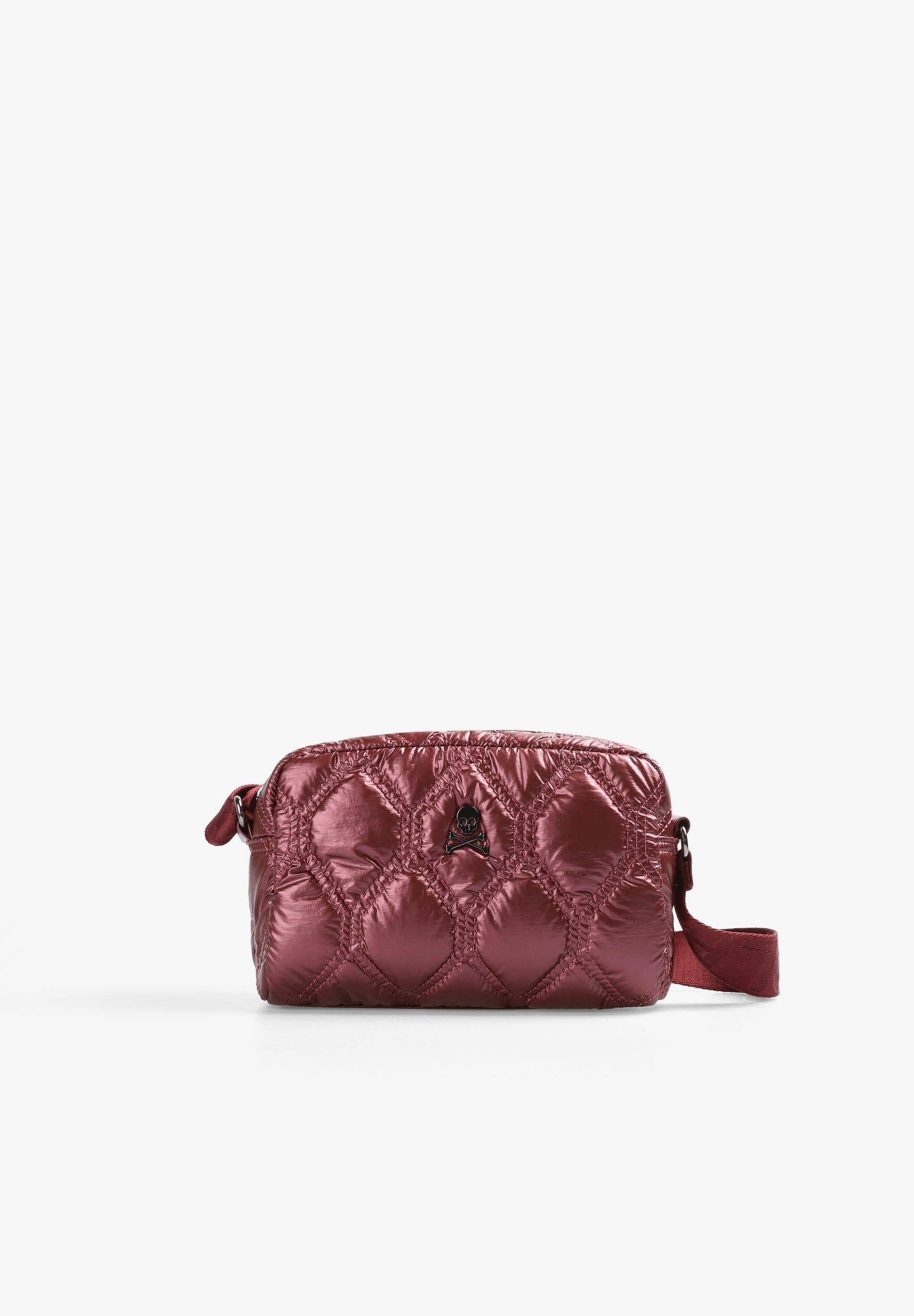 METALLIC QUILTED CROSSBODY BAG