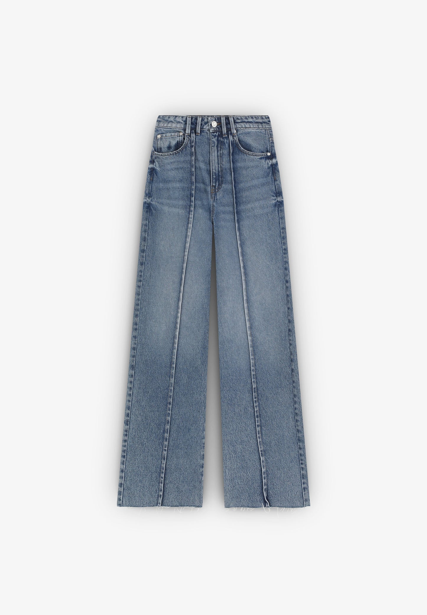 JEANS LONGUEUR INTÉRIEURE AVEC SURPIQÛRES