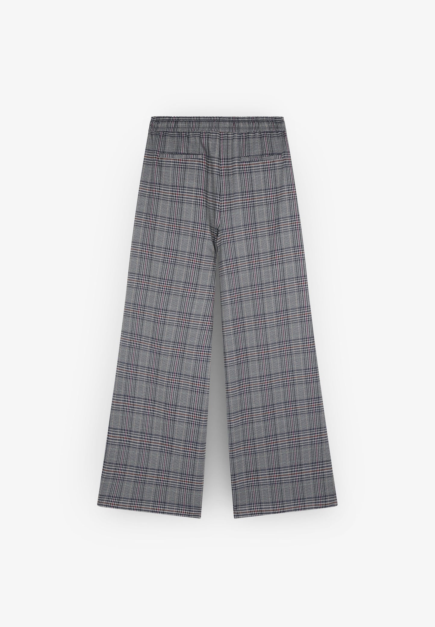 PANTALON À CARREAUX BLEU