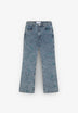 PANTALON EN DENIM EMB ONDULÉ