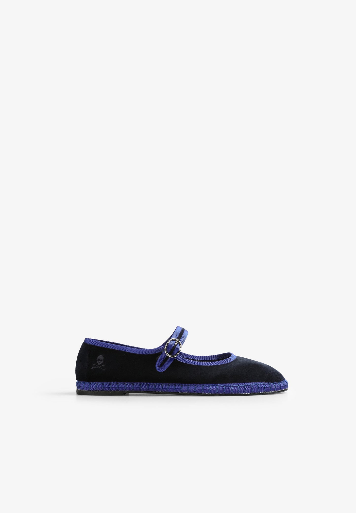 VELVET STRAP SLIPPER