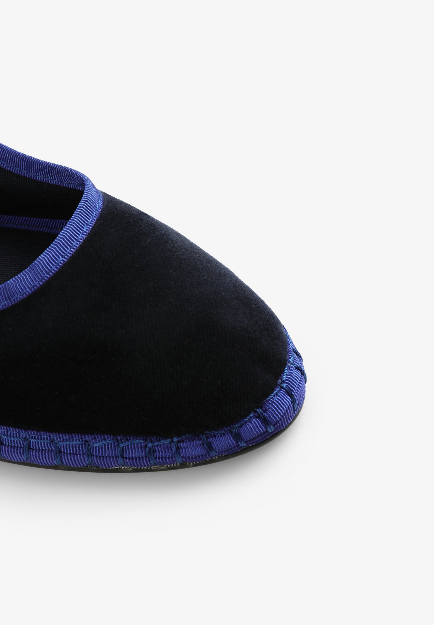 VELVET STRAP SLIPPER