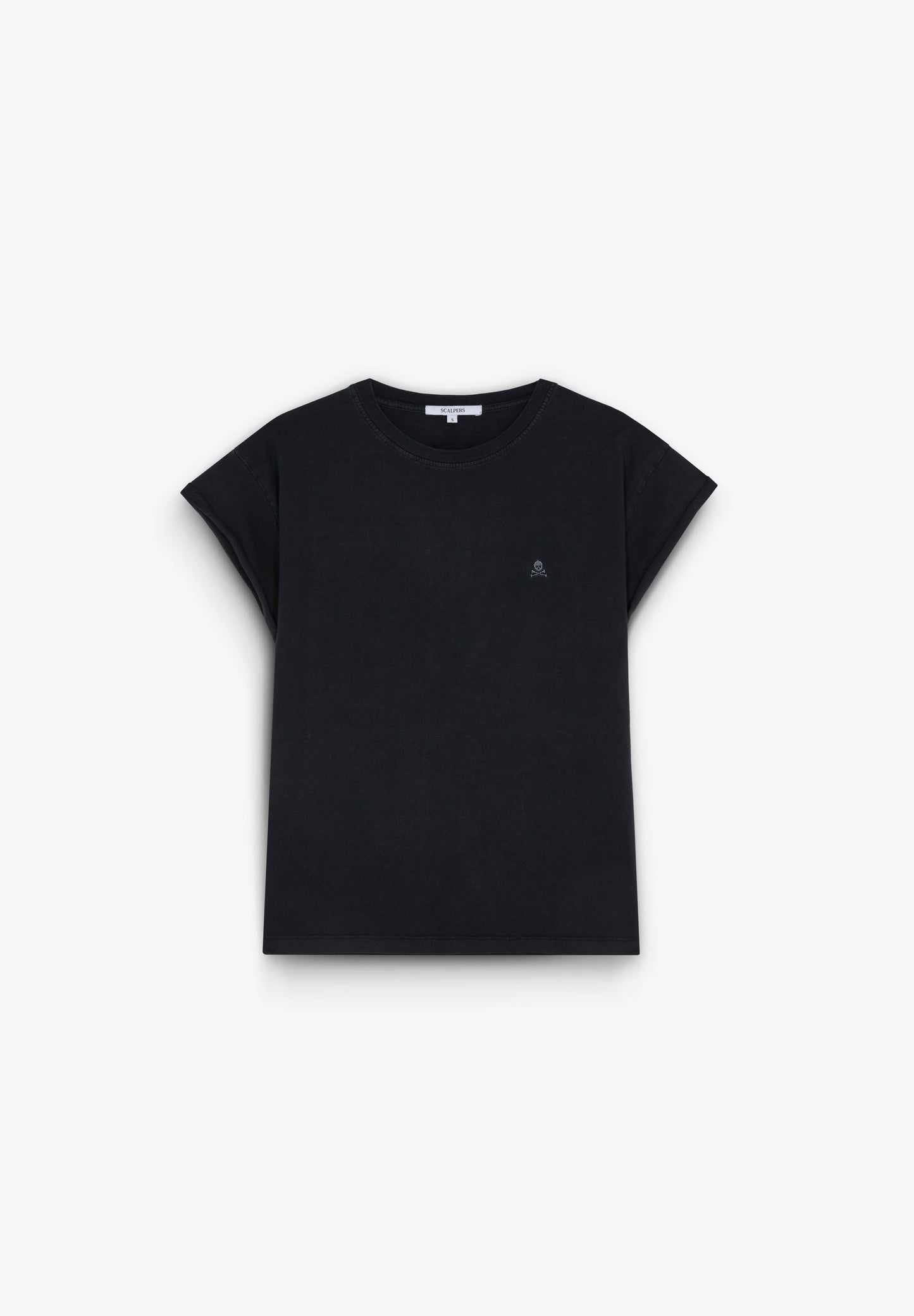 CAMISETA CALAVERA BORDADA - Scalpers