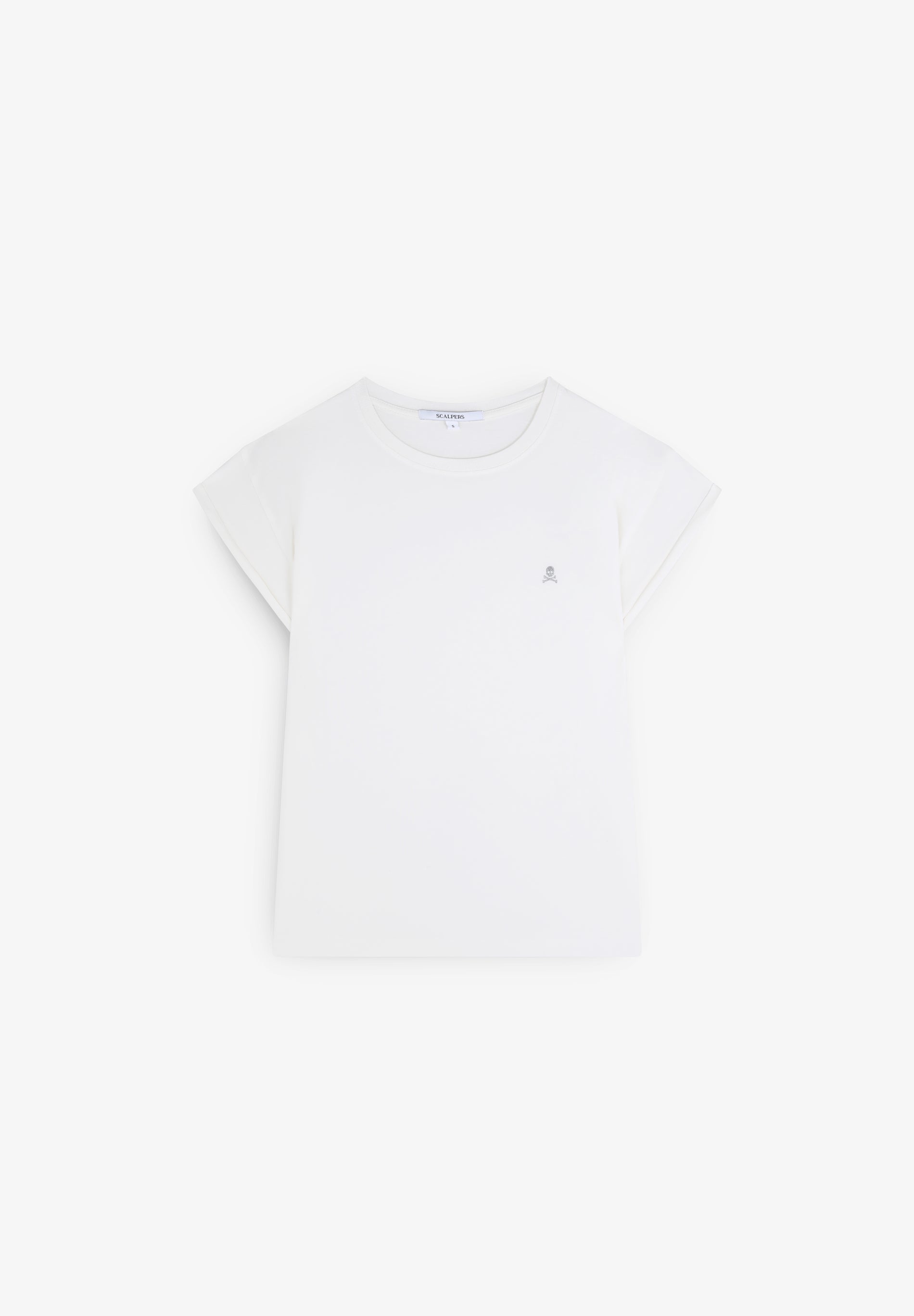 CAMISETA CALAVERA BORDADA - Scalpers