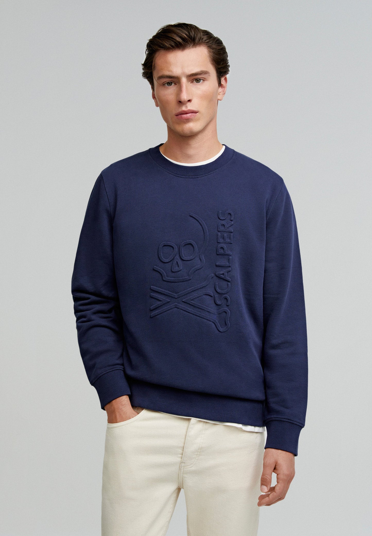 SWEAT-SHIRT AVEC LOGO EN RELIEF