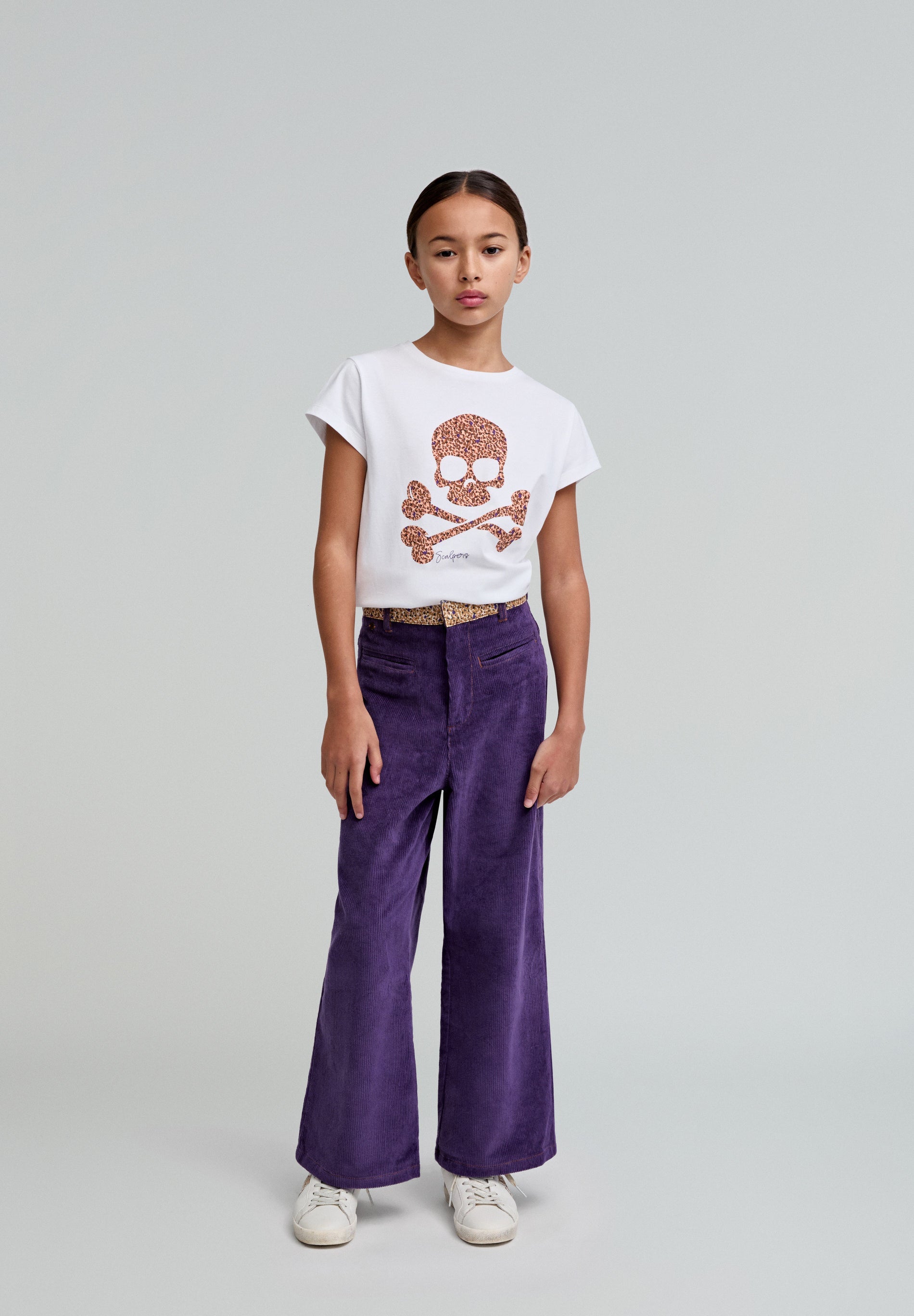 PANTALON EN VELOURS CÔTELÉ TRIZE FILLE