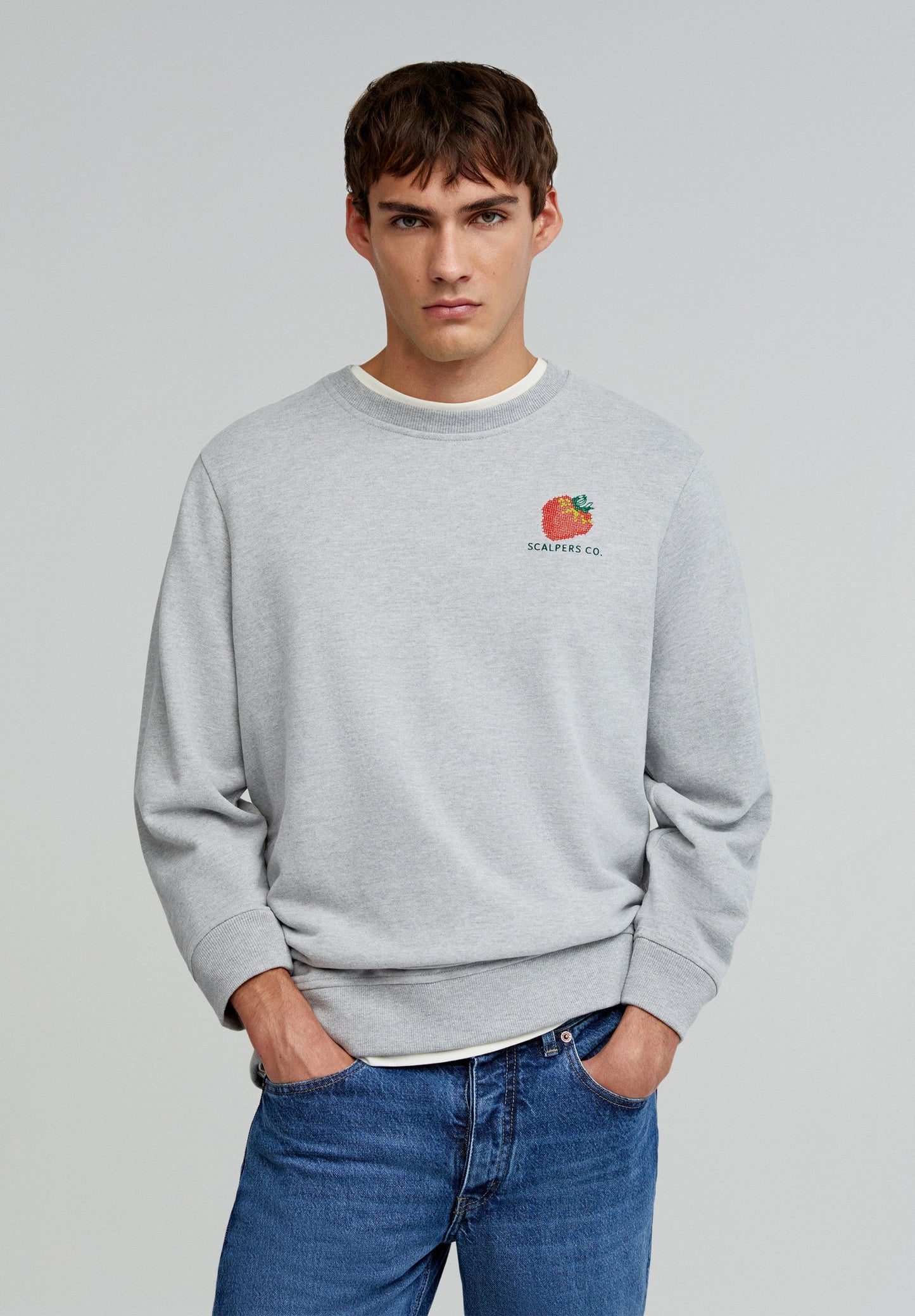 SWEAT-SHIRT FRUITS BRODÉS