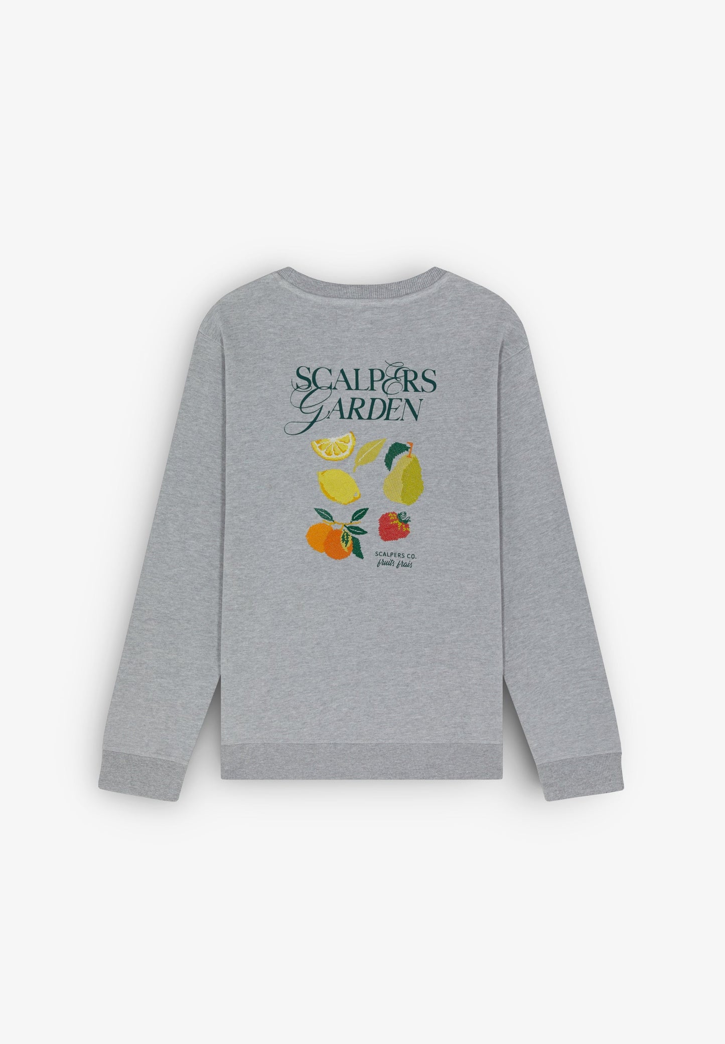 EMBROIDERED FRUIT SWEATSHIRT