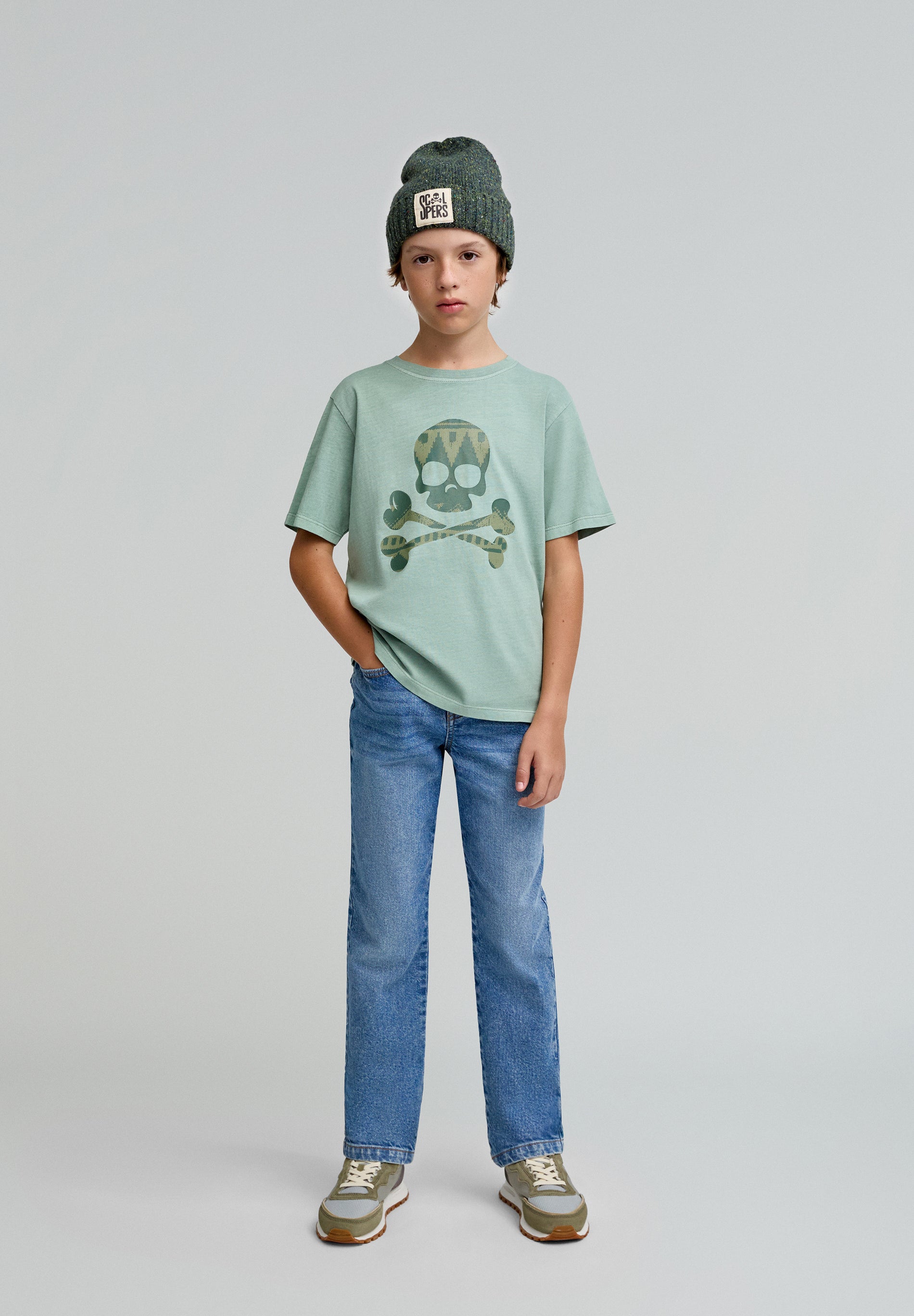 GEO SKULL TEE KIDS