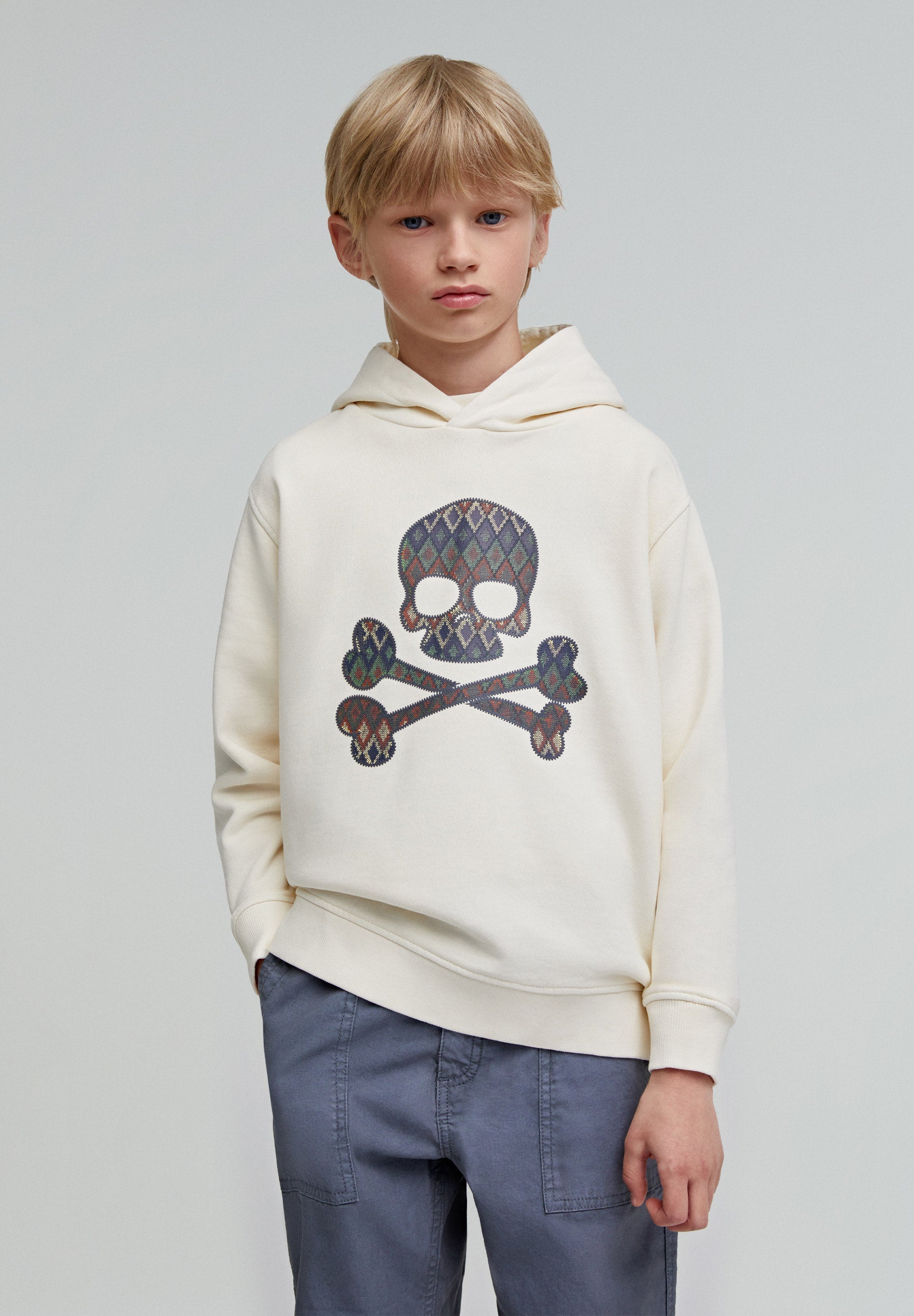 Sweat à capuche KILIM SKULL pour enfants