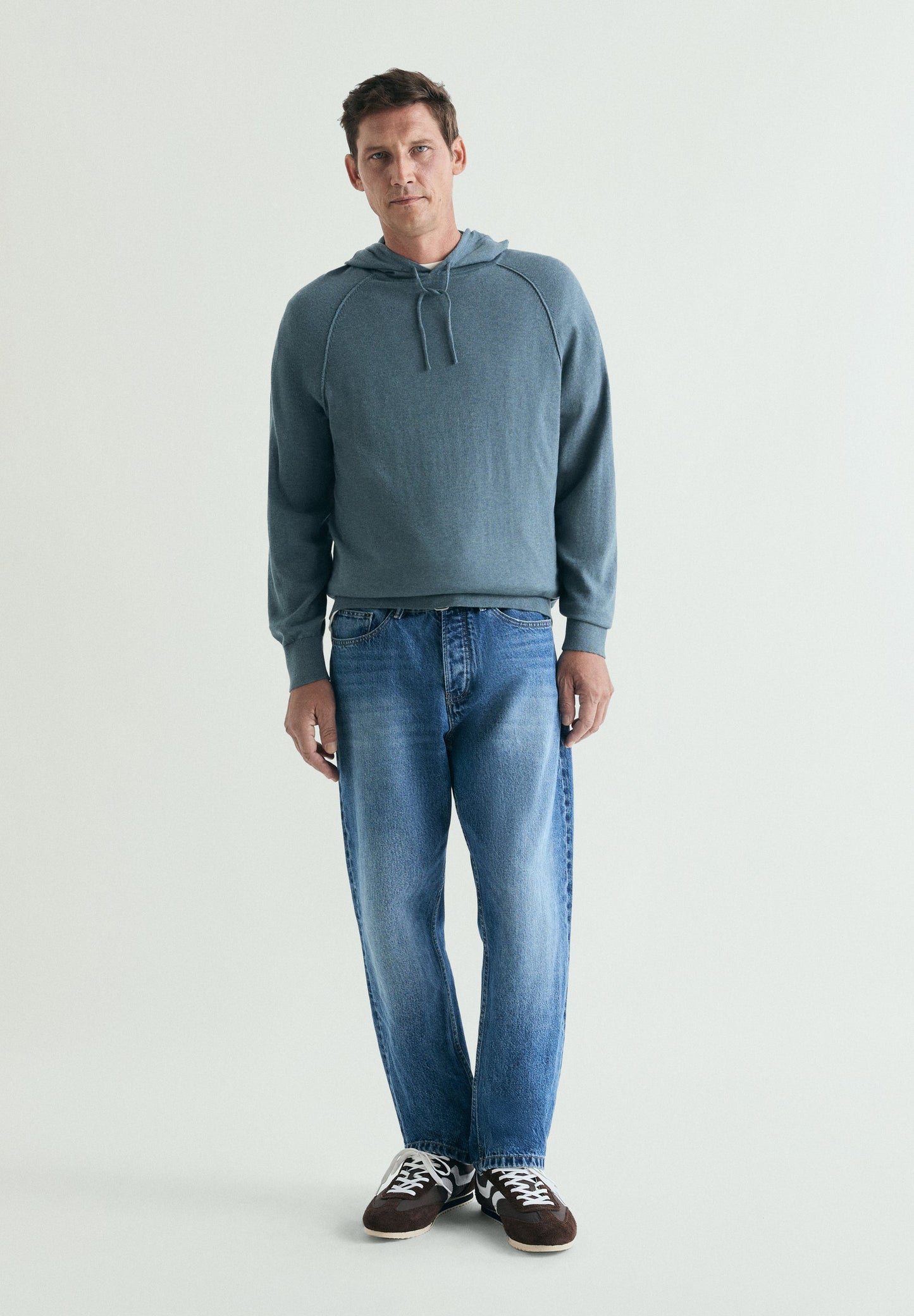 FINE KNIT HOODIE