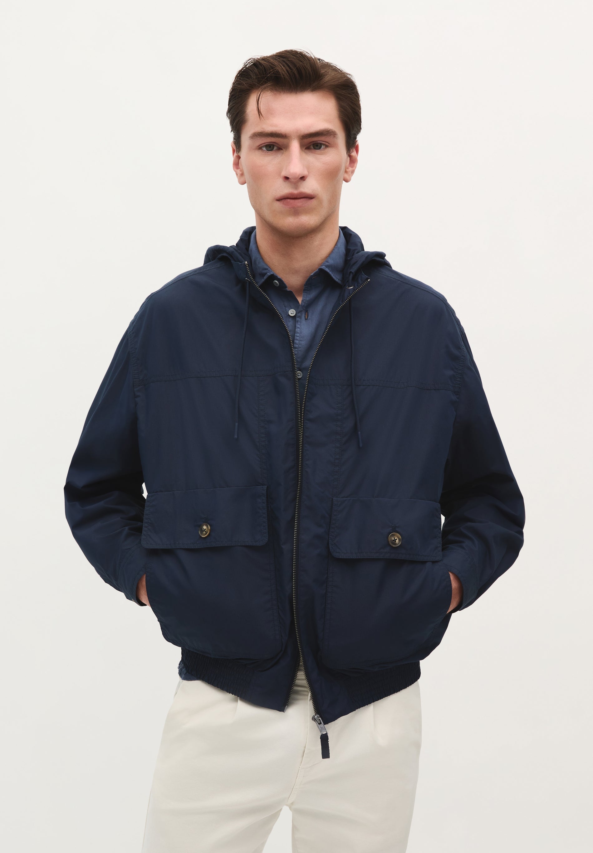 BOMBER JACKET WITH POCKETS