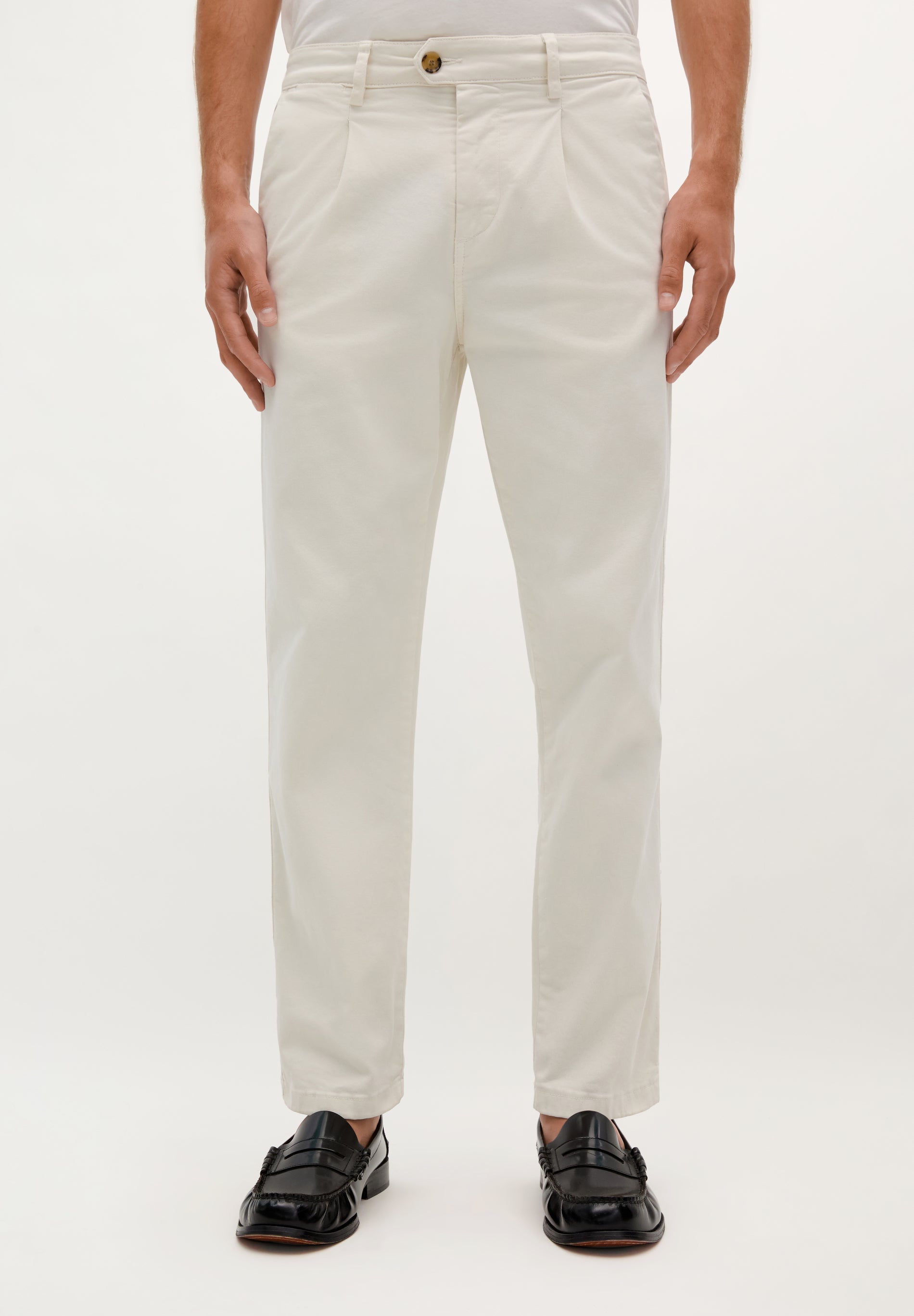 BROEK CHINO BANDPLOOI RELAXED