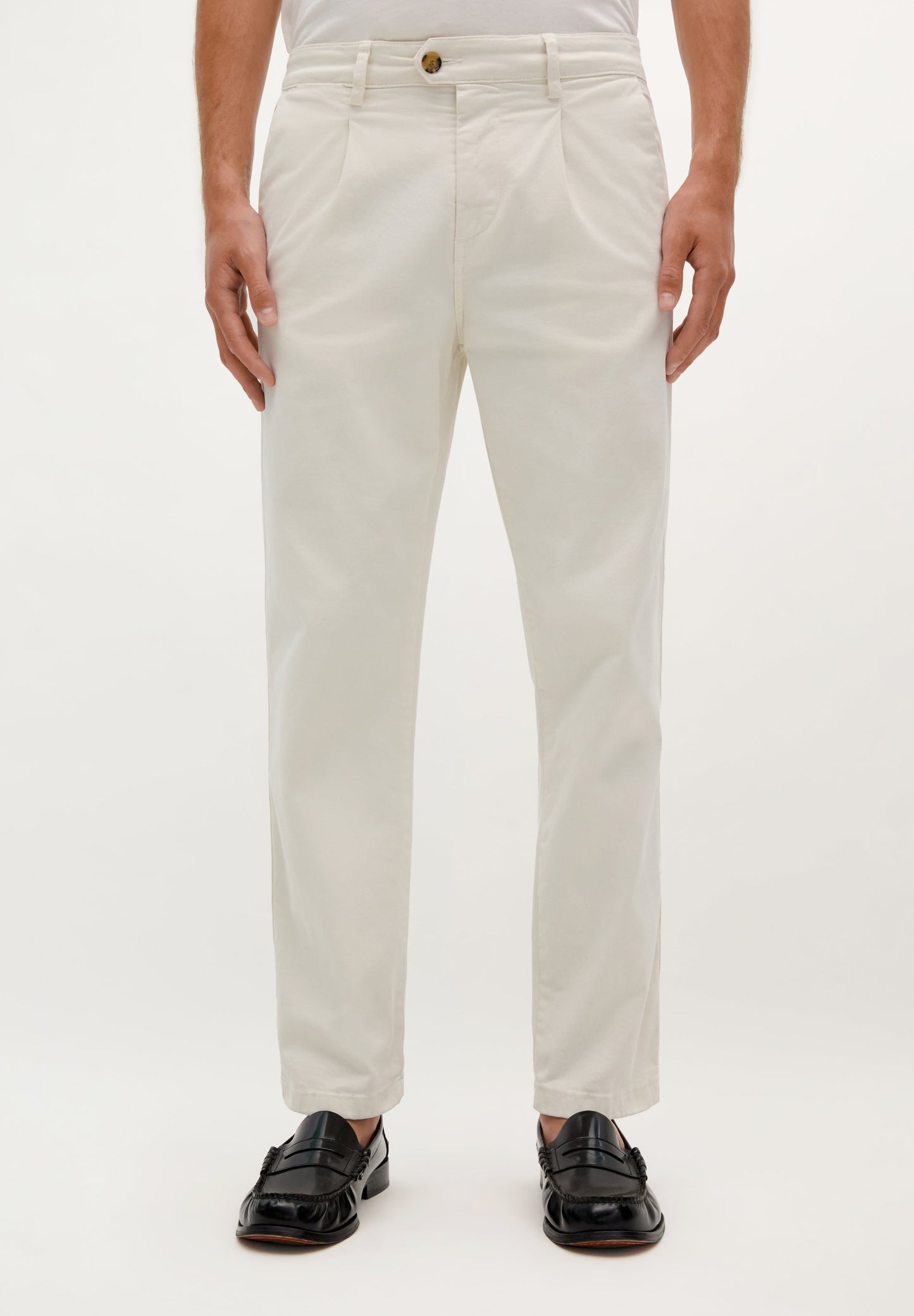 BROEK CHINO BANDPLOOI RELAXED