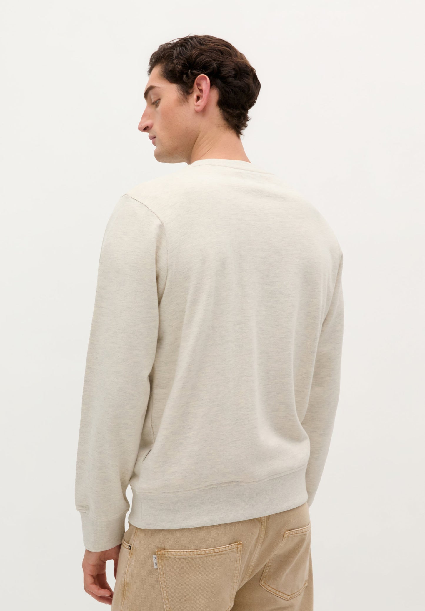 SWEATSHIRT WITH EMBROIDERED MOTIFS