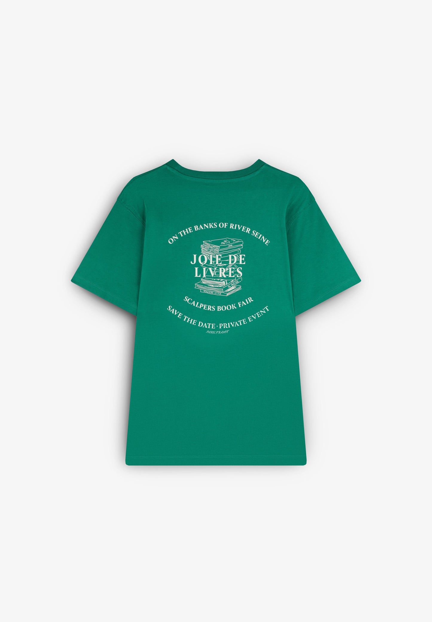 T-SHIRT PRINT ACHTER BOEKEN