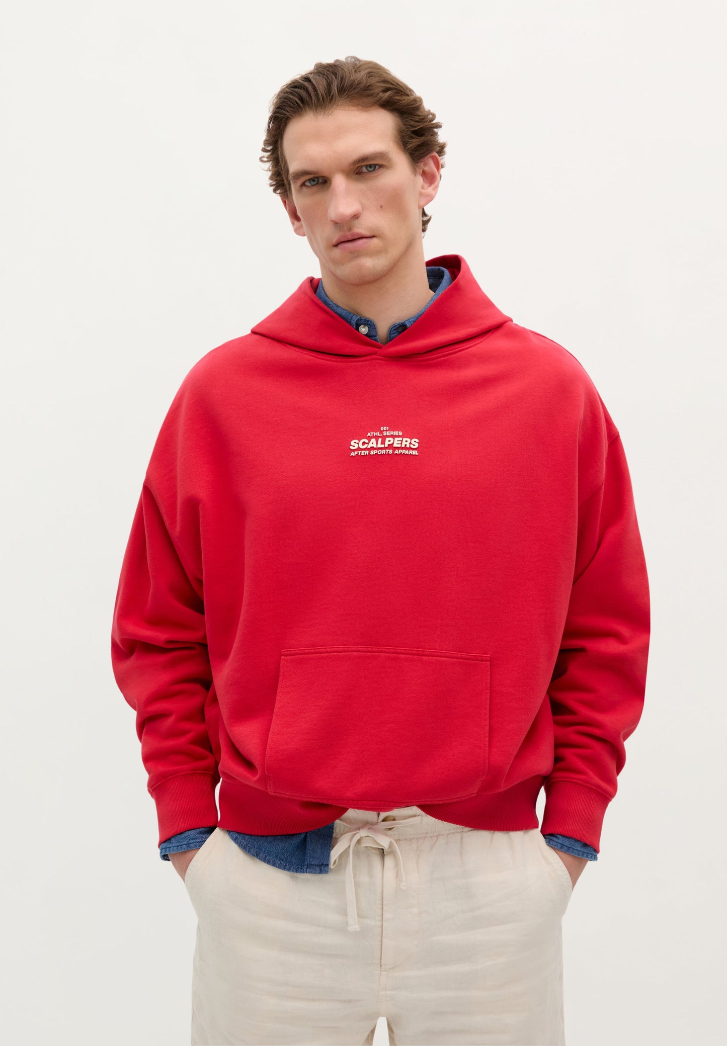 SWEATER CAPUCHON LOGO RUBBER