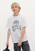 T-SHIRT SKULL IKAT