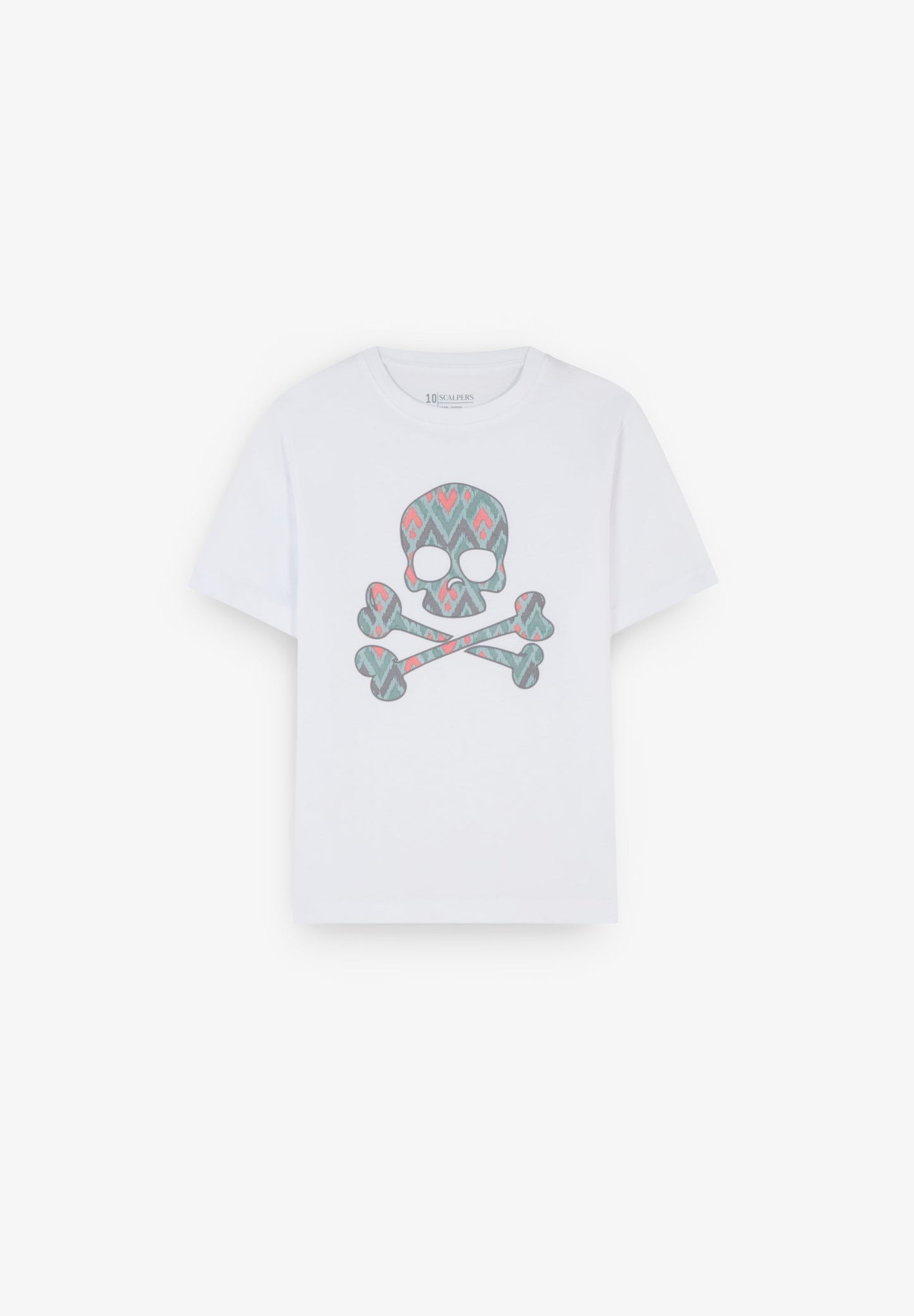 T-SHIRT SKULL IKAT