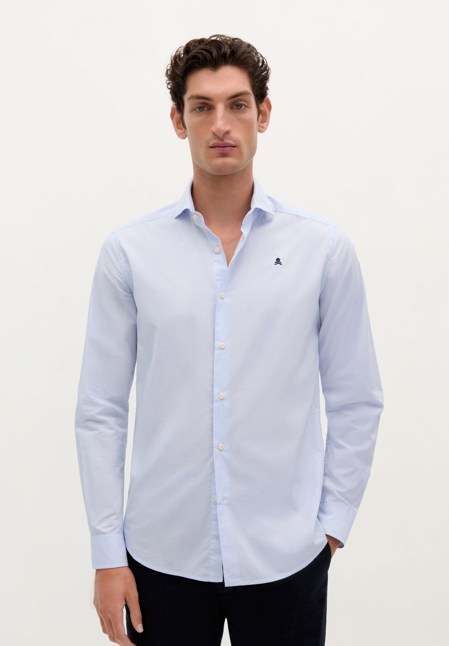 KLASSIEK GERUIT OVERHEMD