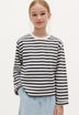 SCSTRIPES EMB SKULL SW GIRLS