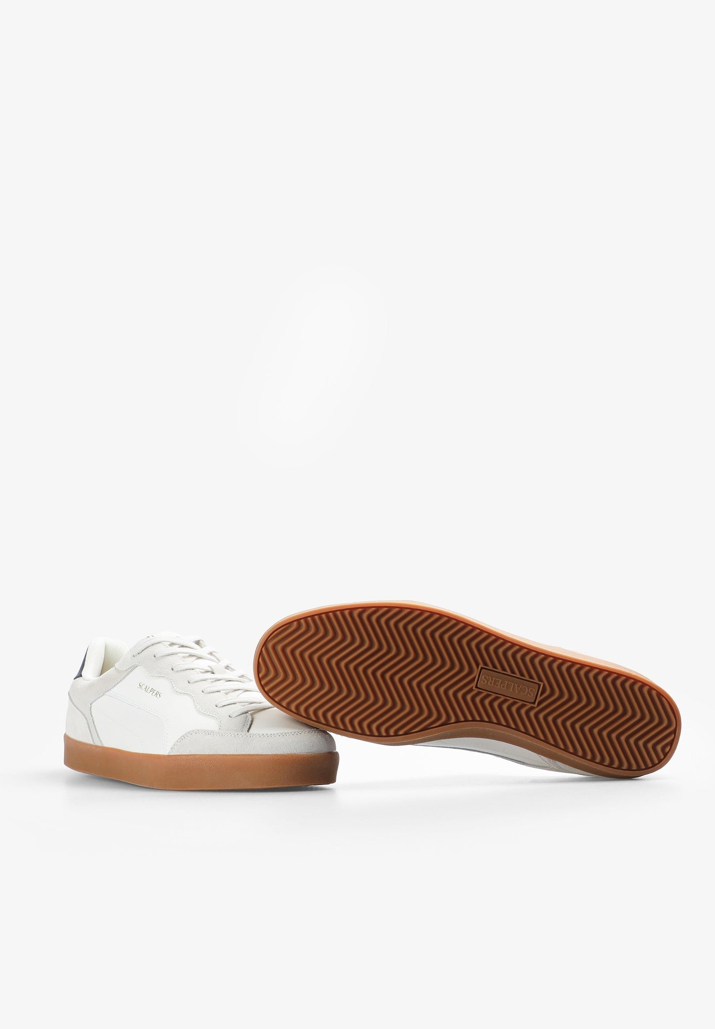 LEATHER AND SUEDE SNEAKERS