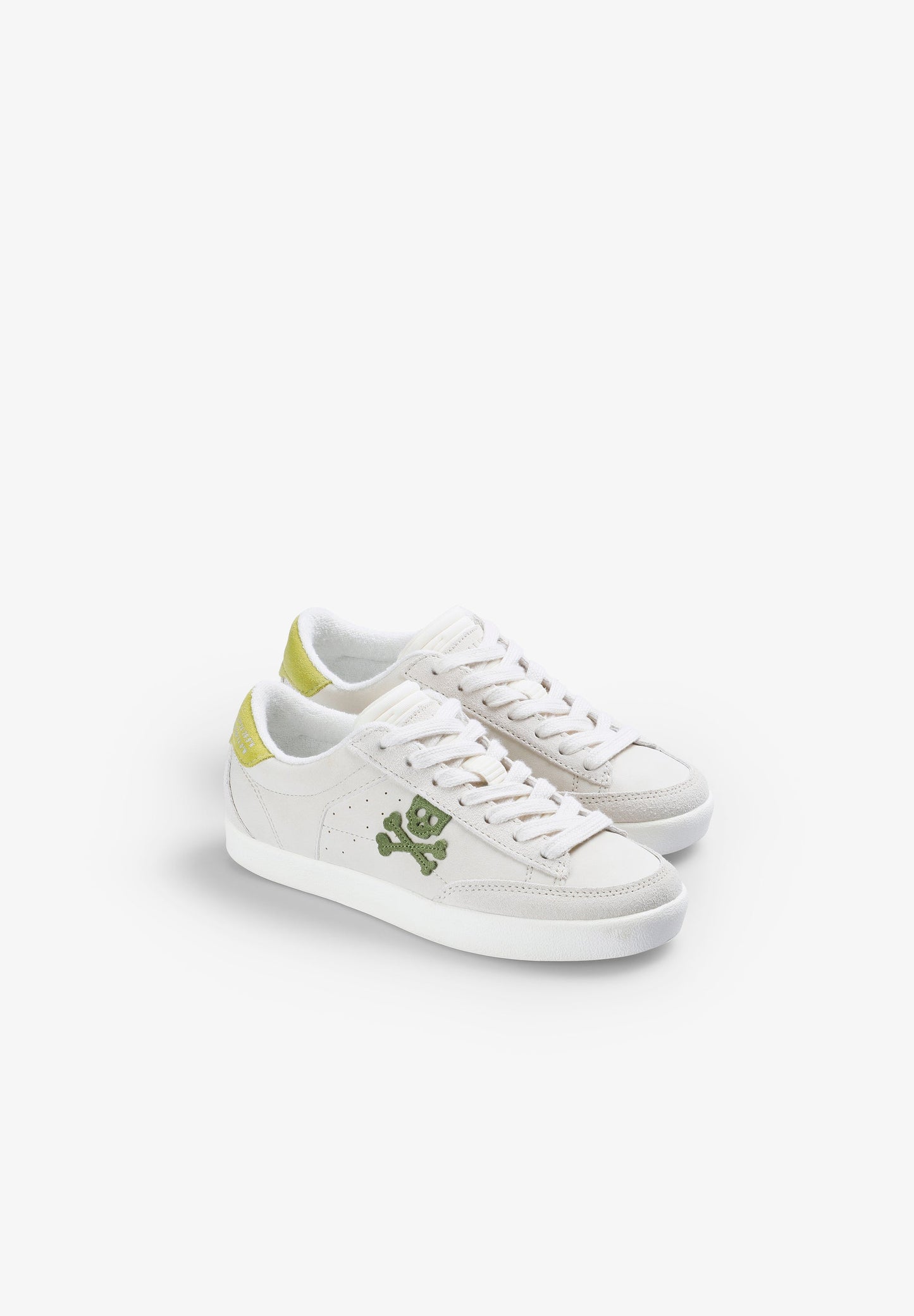 LAGE SNEAKERS DOODSHOOFD ZIJKANT