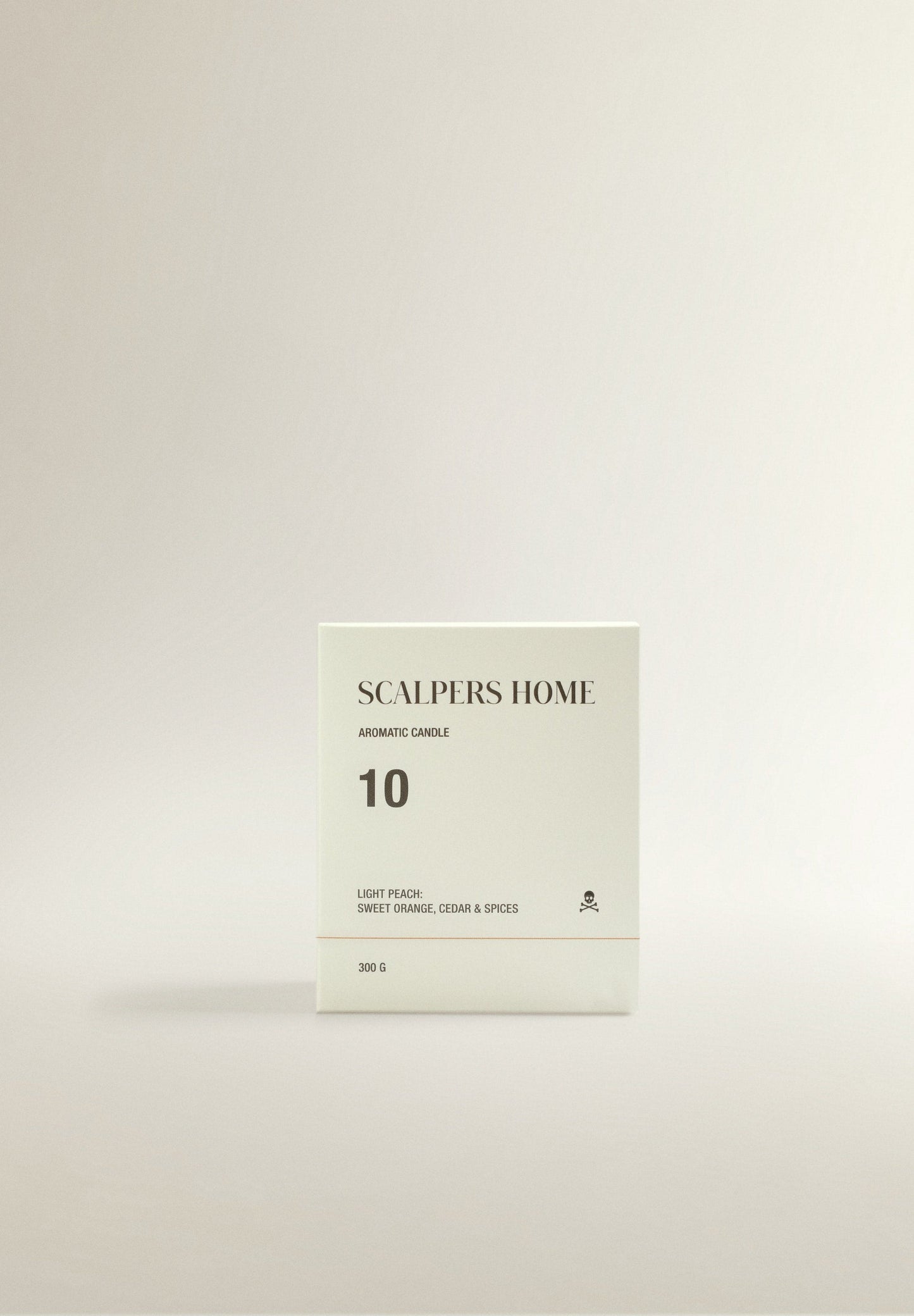 VELA AROMÁTICA 10 300 GR LIGHT PEACH - Scalpers