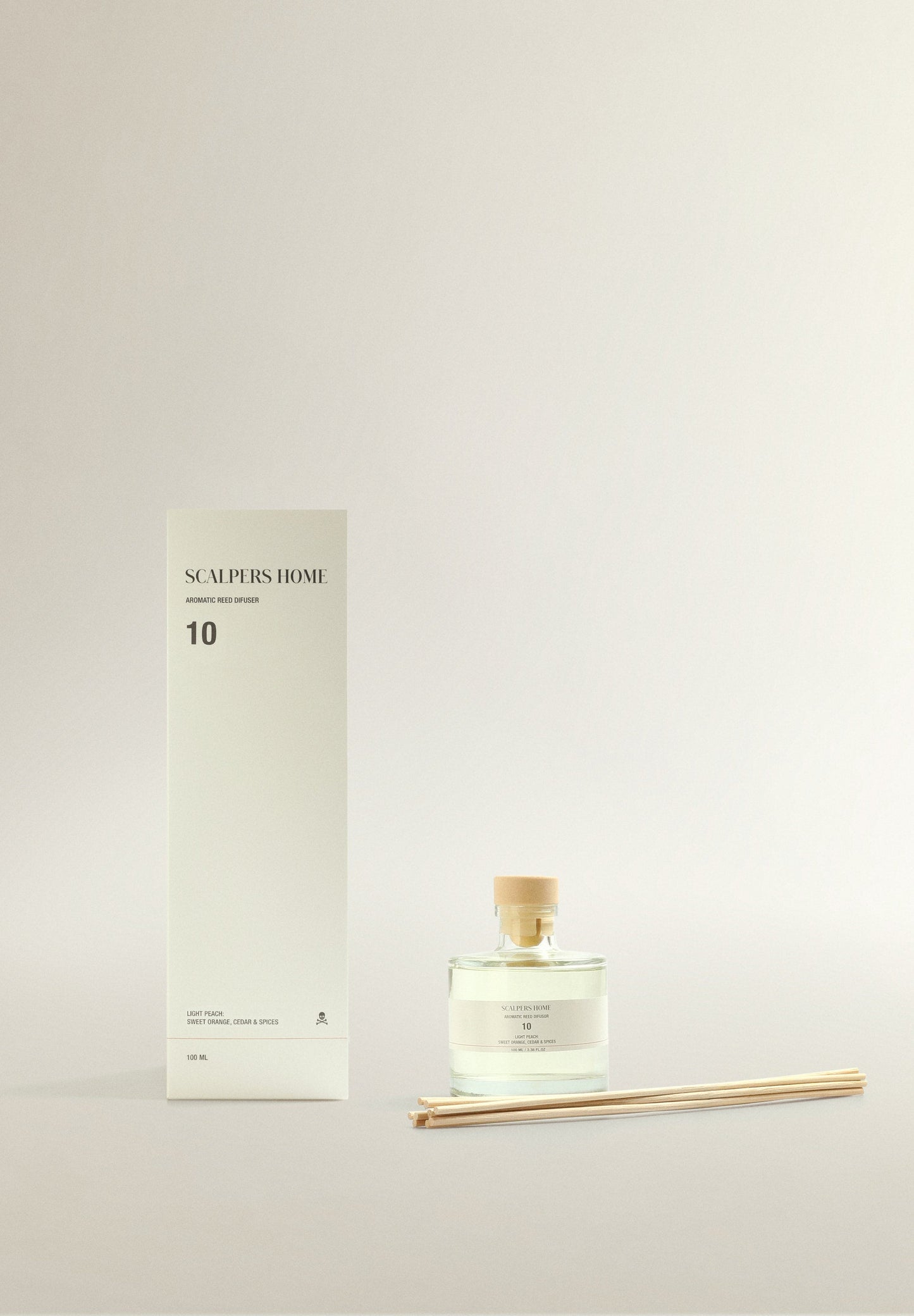 DIFUSOR MIKADO 10 100ML LIGHT PEACH - Scalpers