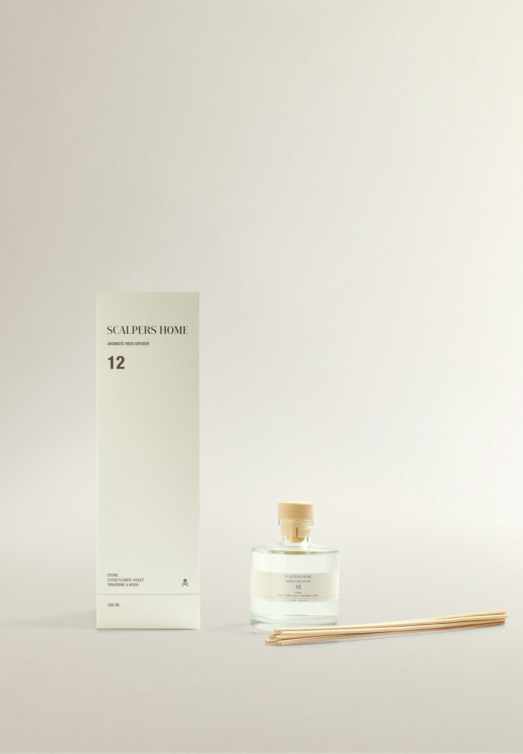 DIFUSOR MIKADO 12 100ML STONE - Scalpers