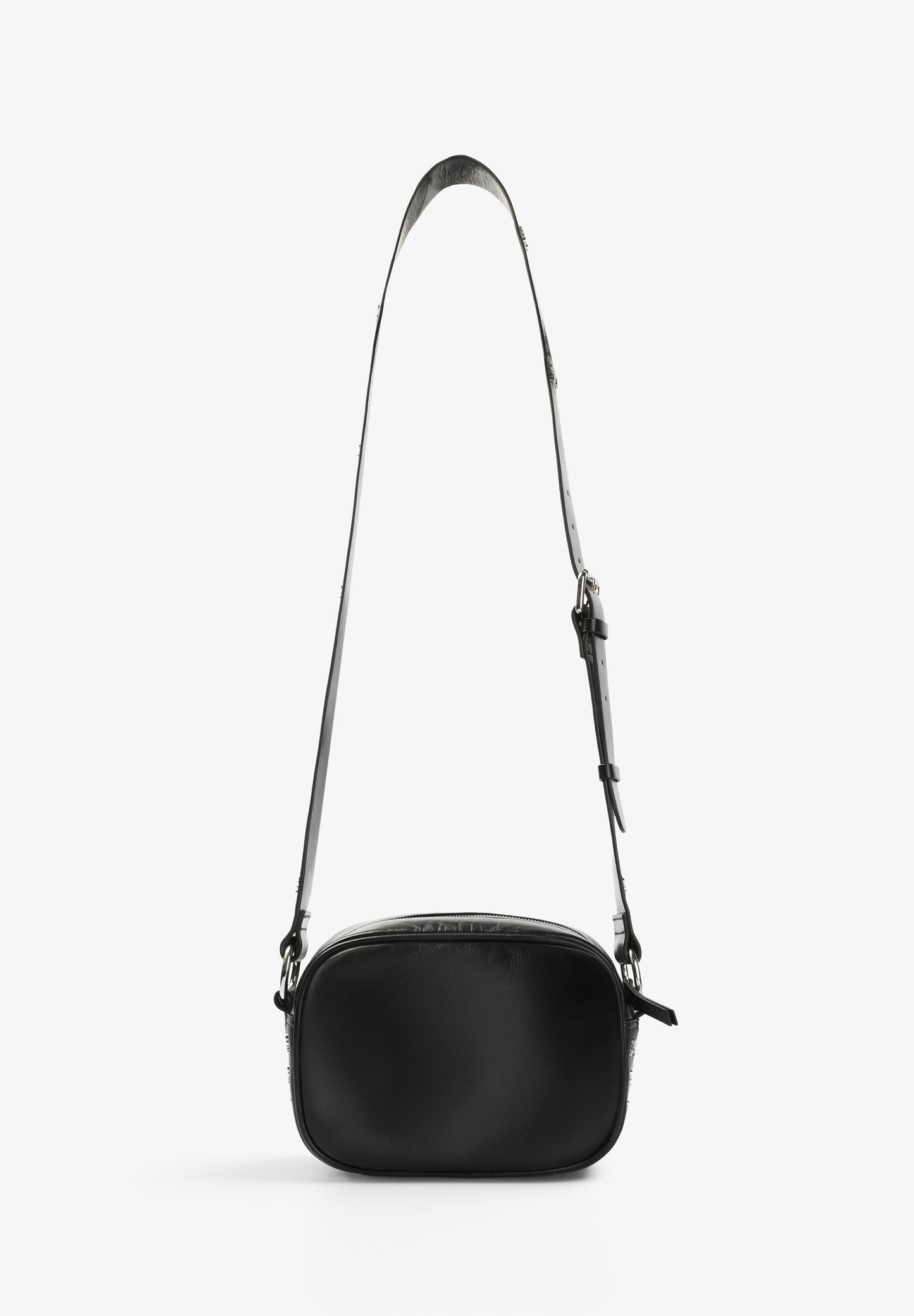 LEATHER CROSSBODY BAG WITH SKULL