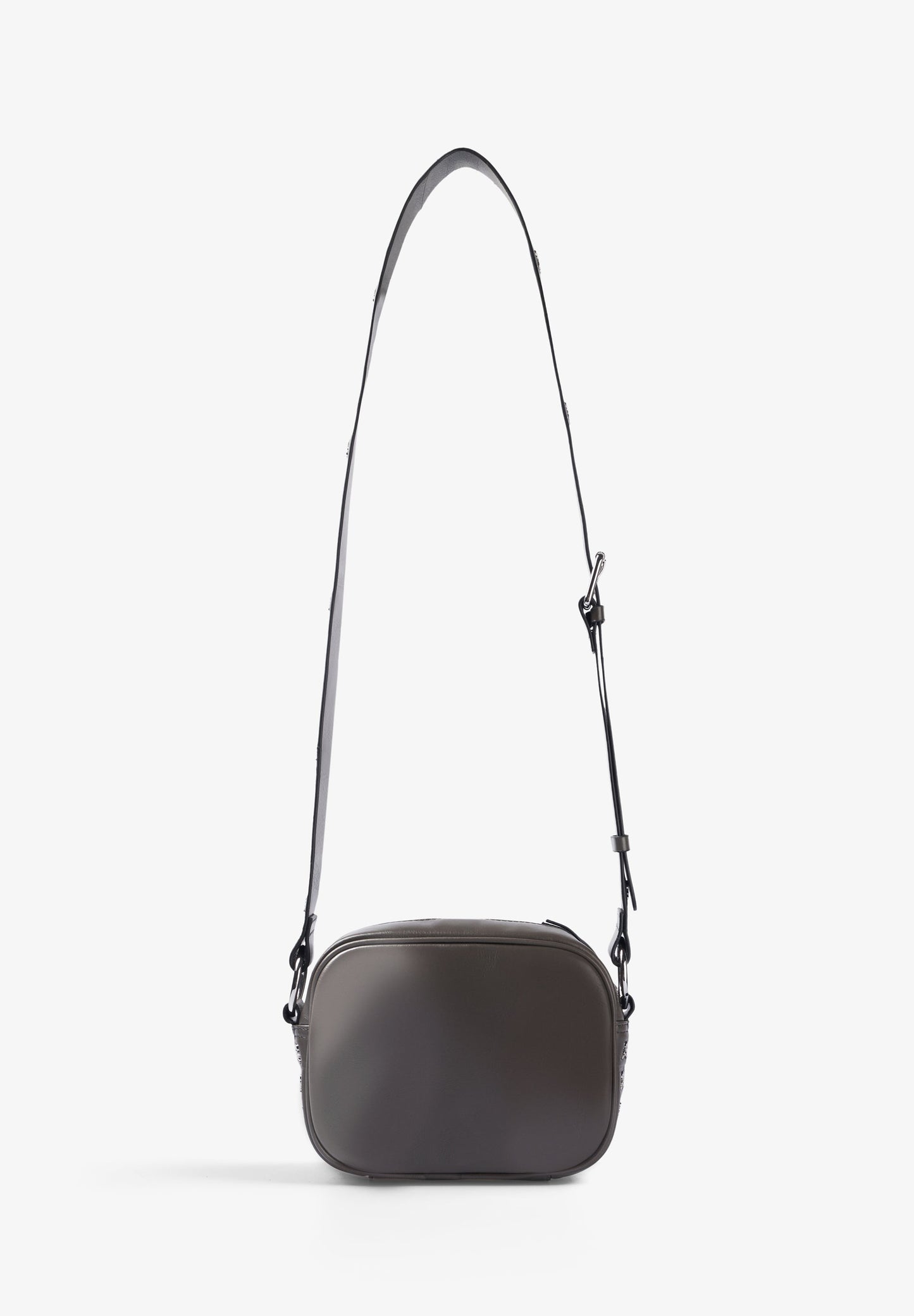 LEATHER CROSSBODY BAG WITH SKULL