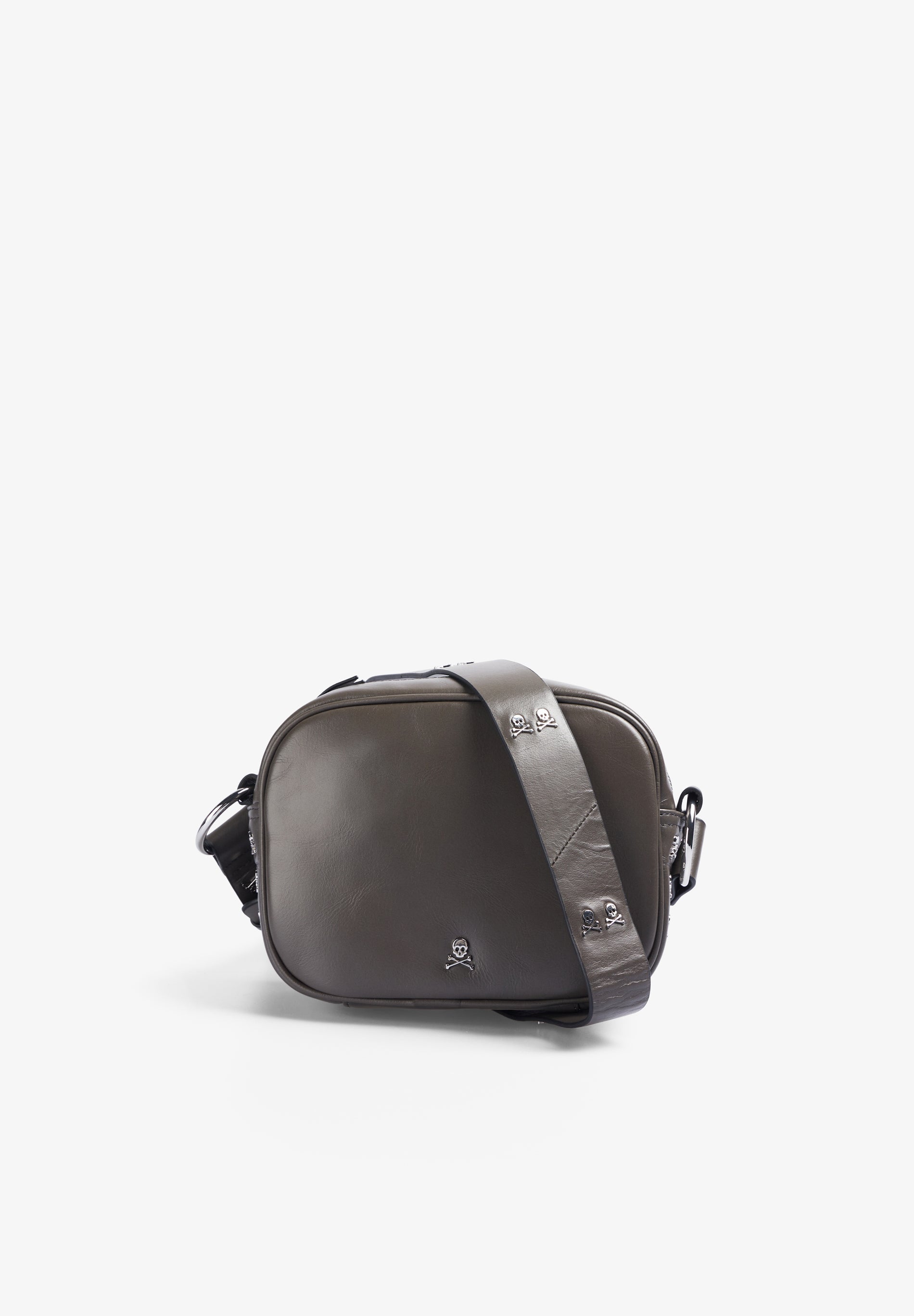 SCHOUDERTAS LEER DOODSHOOFD