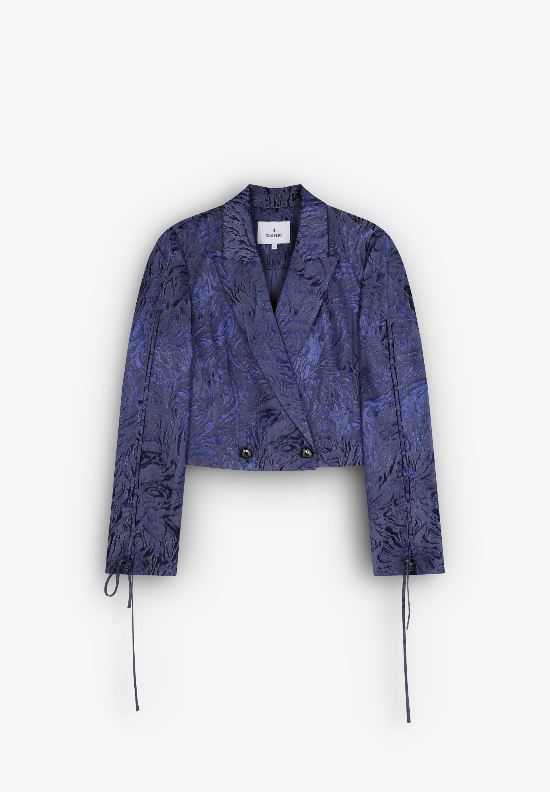 BLAZER KORT JACQUARD