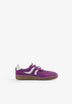 TWO-TONE LEATHER SNEAKERS