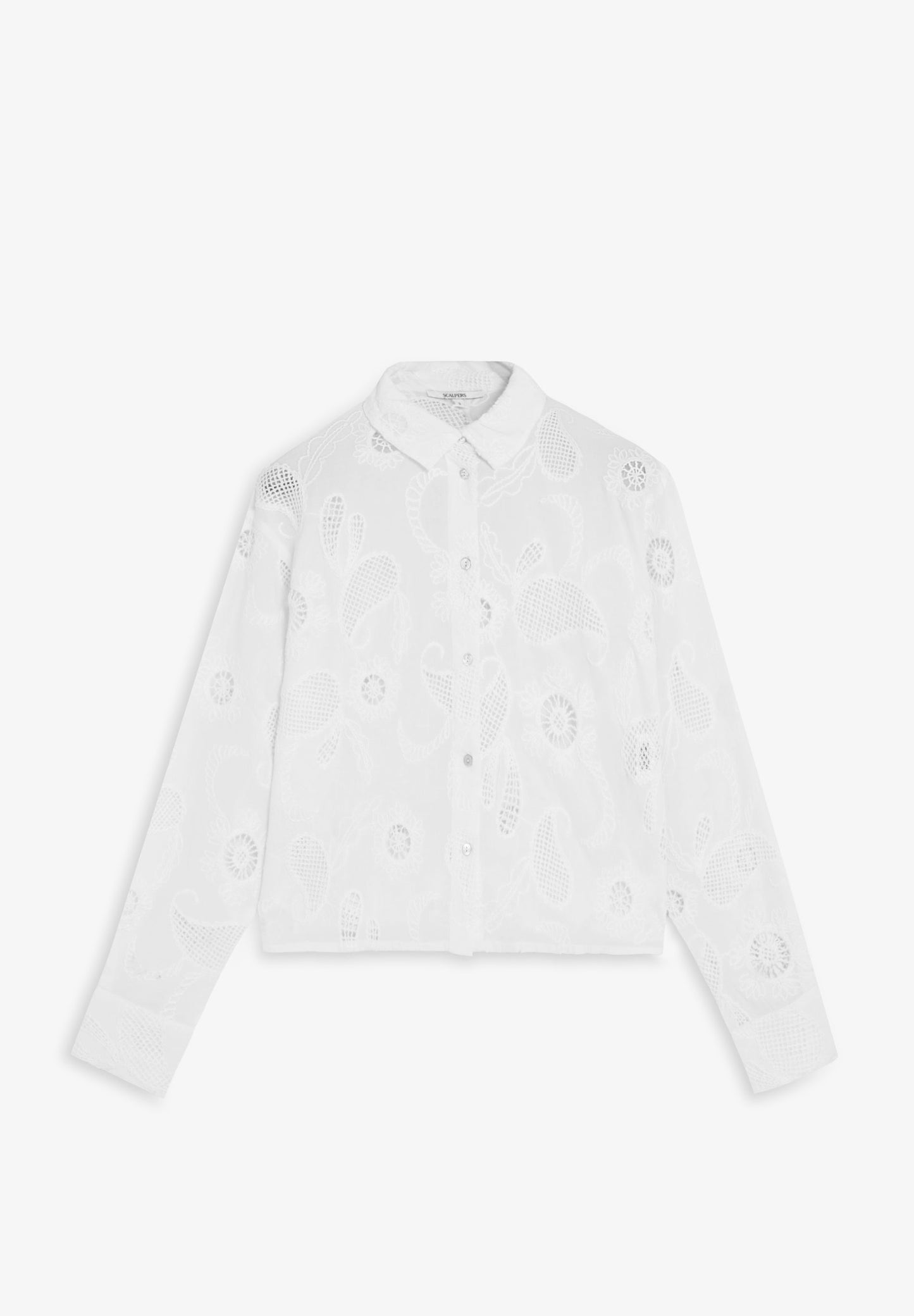 PERFORATED EMBROIDERED SHIRT