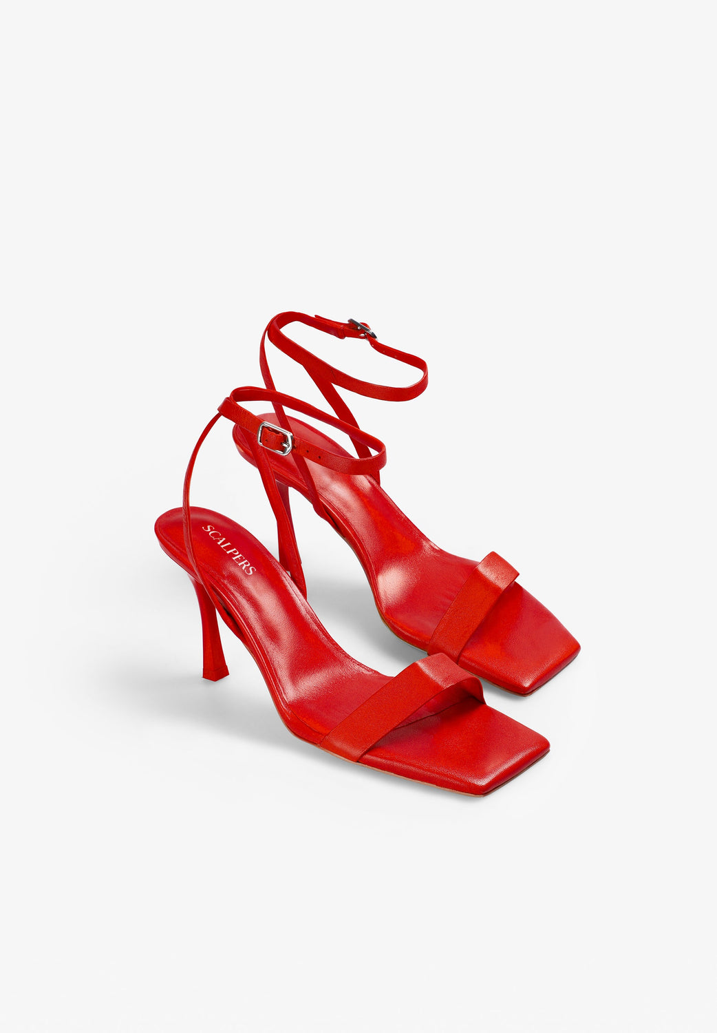 SANDALIA TACÓN 100% PIEL - Scalpers