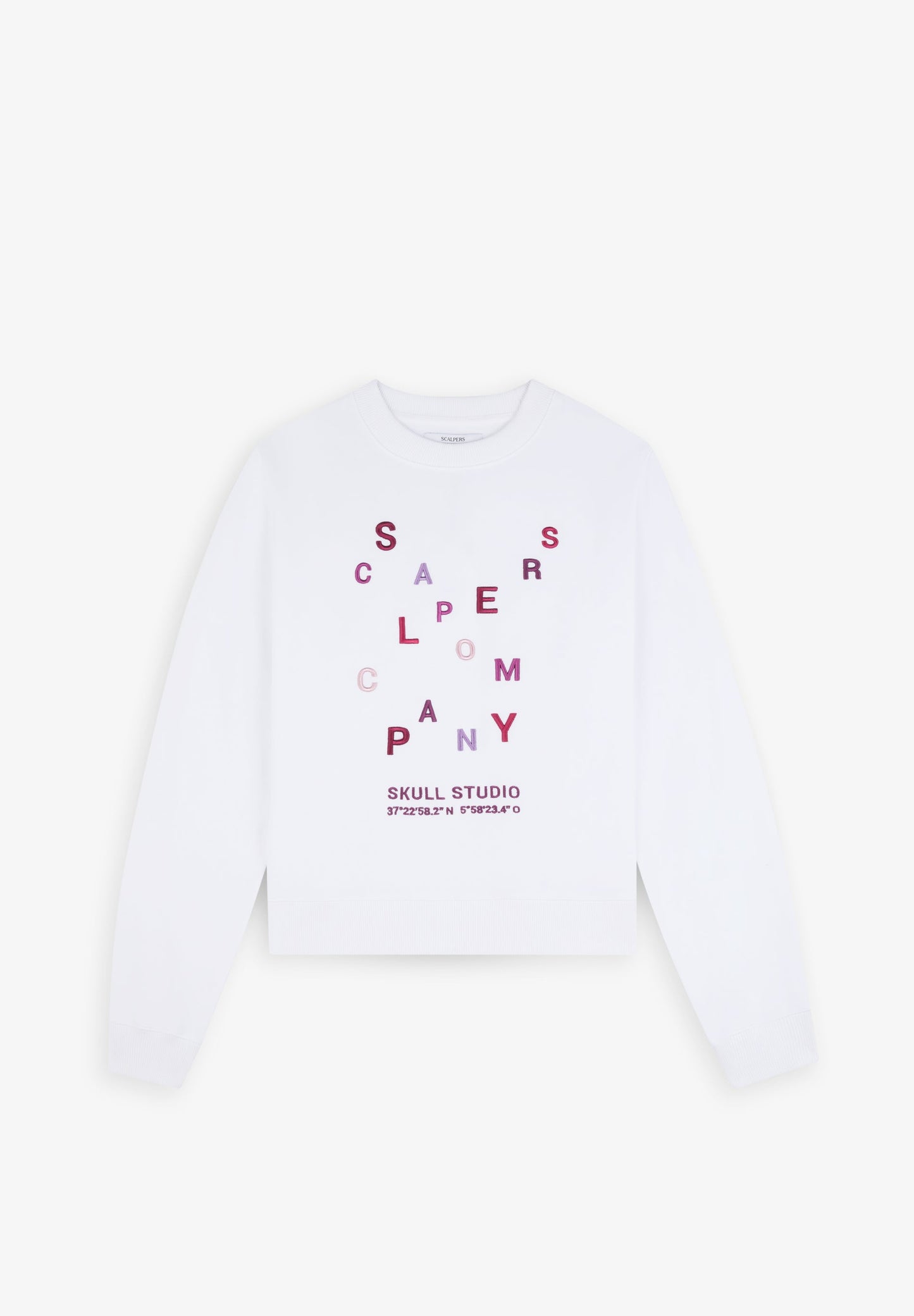 SWEATER GEBORDUURDE LETTERS