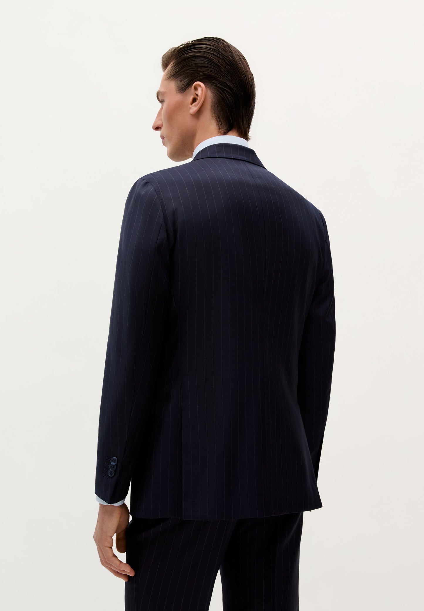 WOOL PINSTRIPE BLAZER